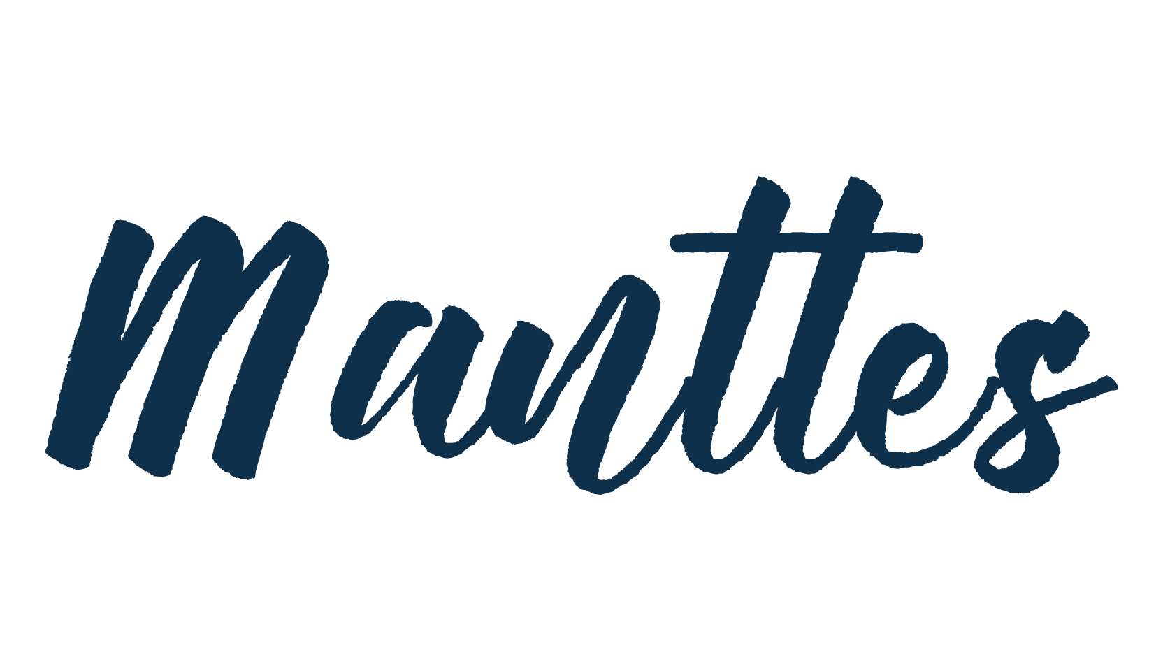Manttes, script brush fancy decorative calligraphy font preview