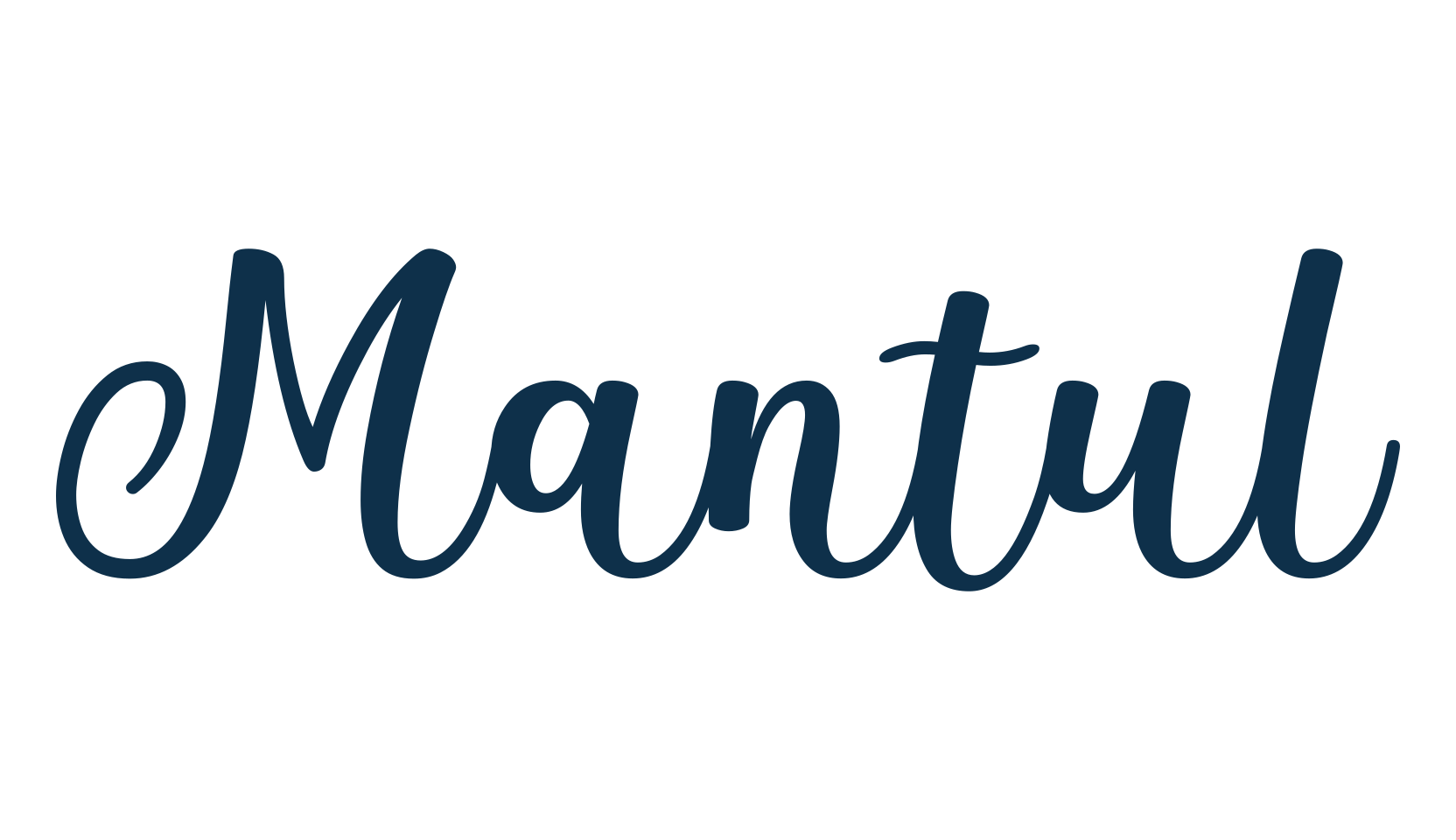 Mantul, fancy various decorative script calligraphy font preview
