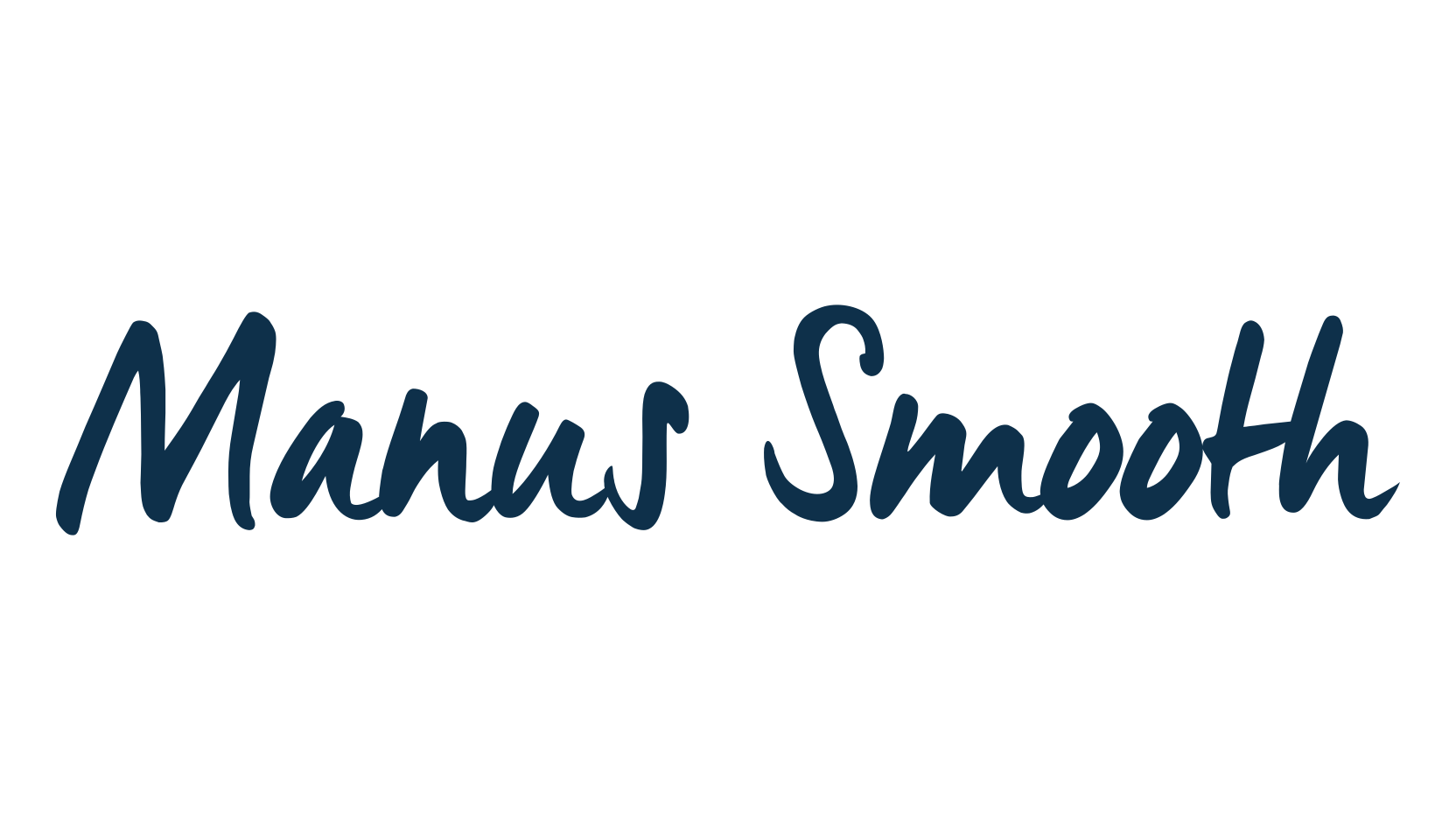 Manus Smooth, script handwritten fancy decorative calligraphy font preview