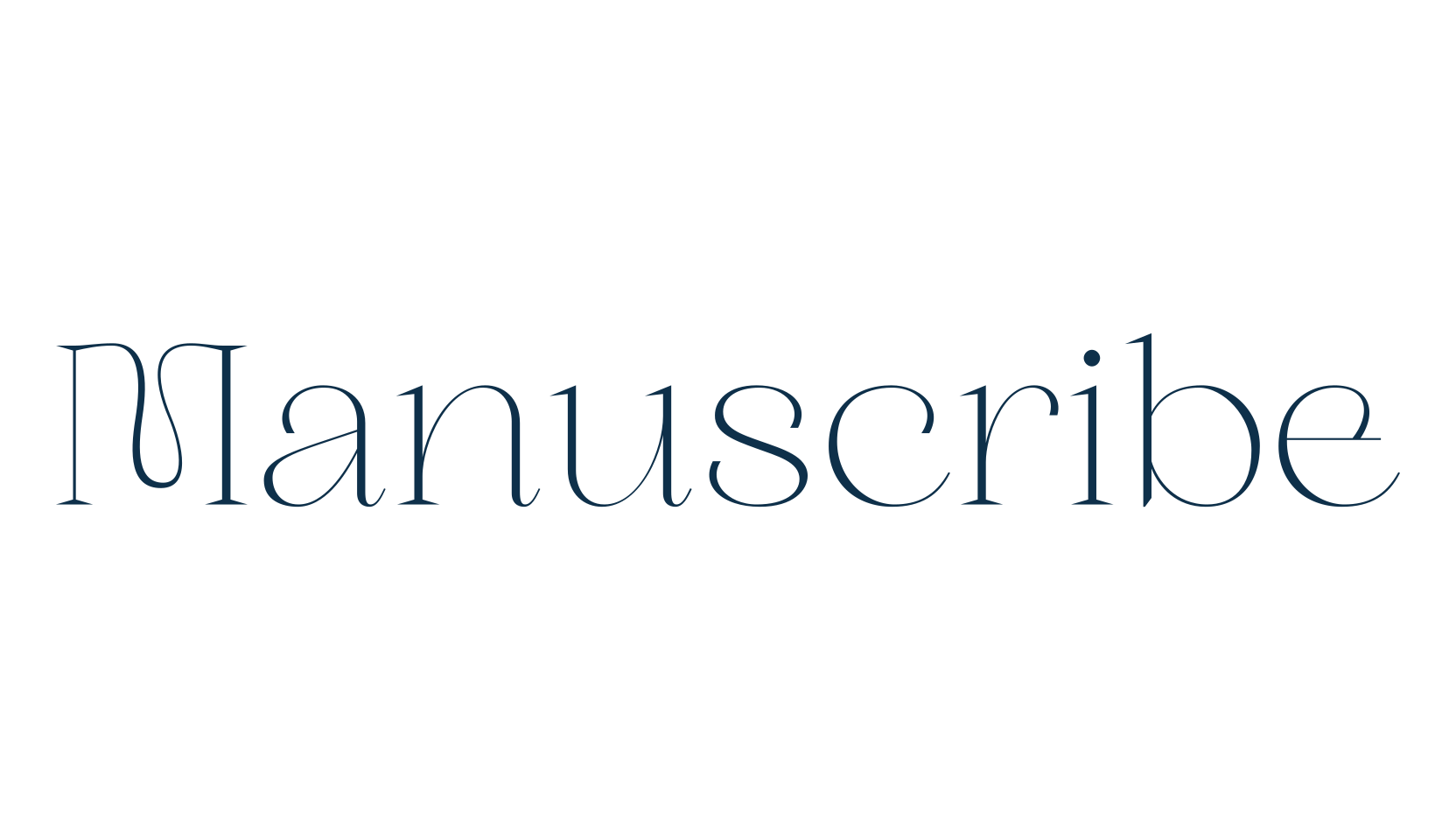 Manuscribe, various font preview