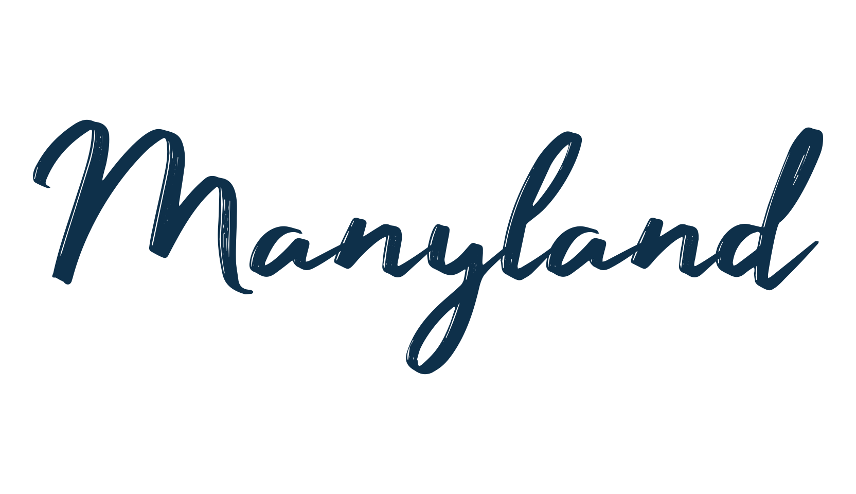 Manyland, handwriting font preview