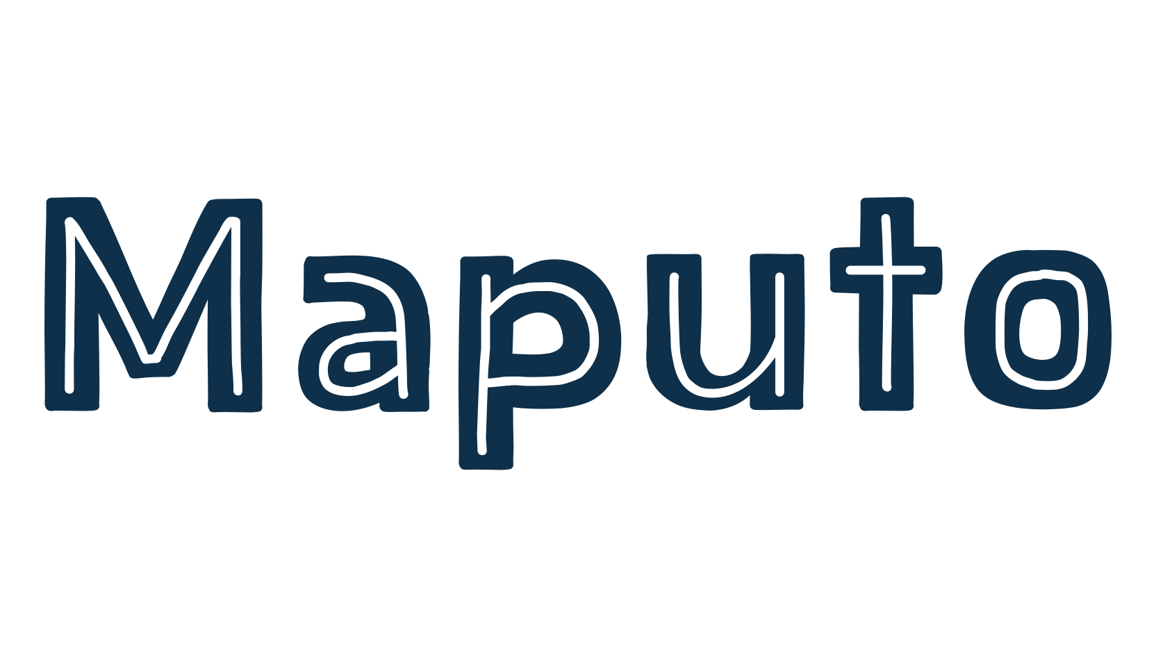 Maputo, cartoon font preview