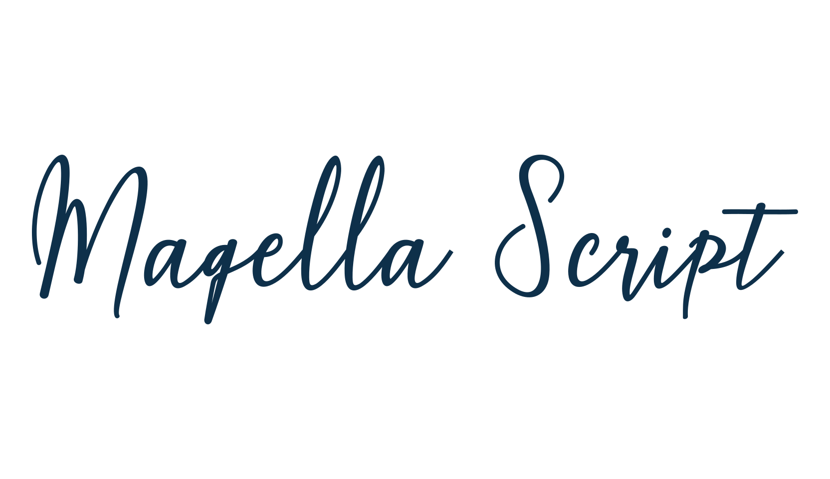Maqella Script, calligraphy font preview