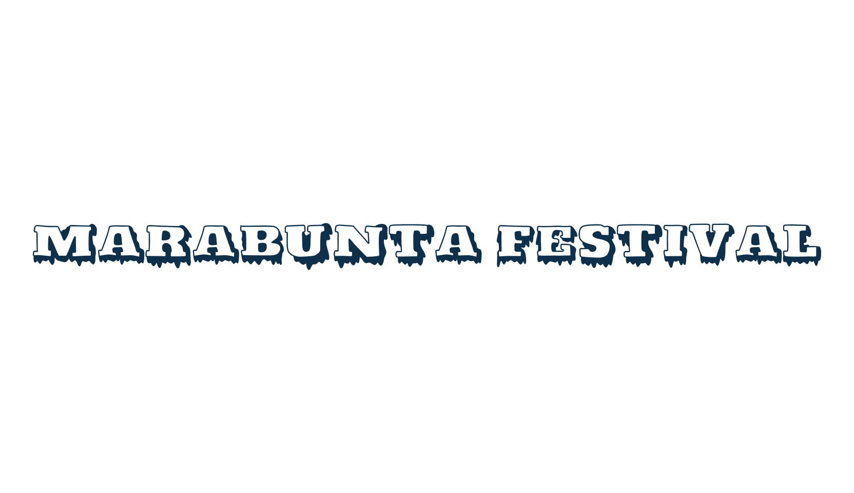 Marabunta Festival, halloween font preview