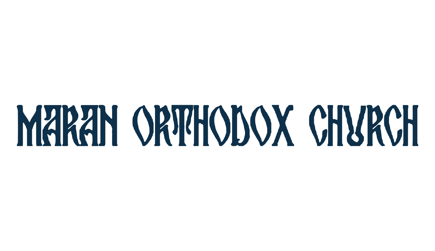 Maran Orthodox Church, fancy various gothic font preview