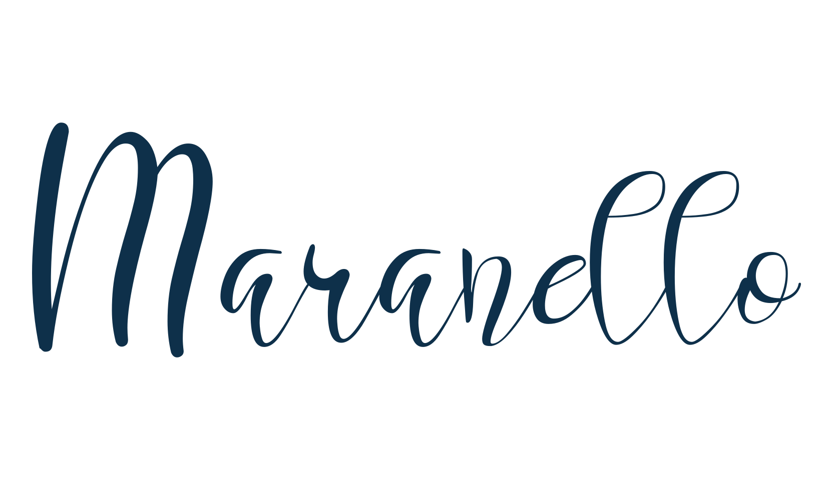 Maranello, various font preview