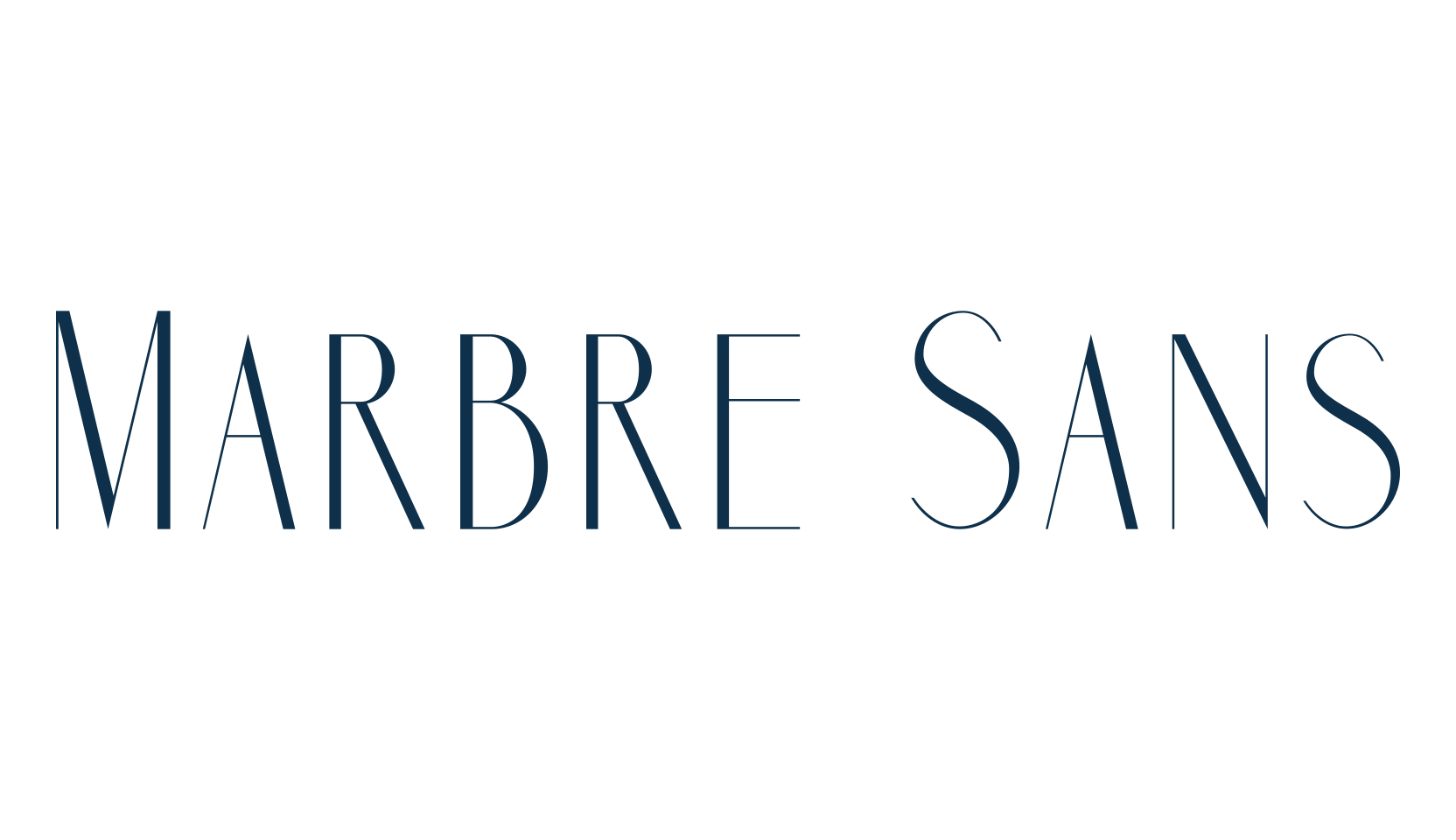 Marbre Sans, sans serif font preview