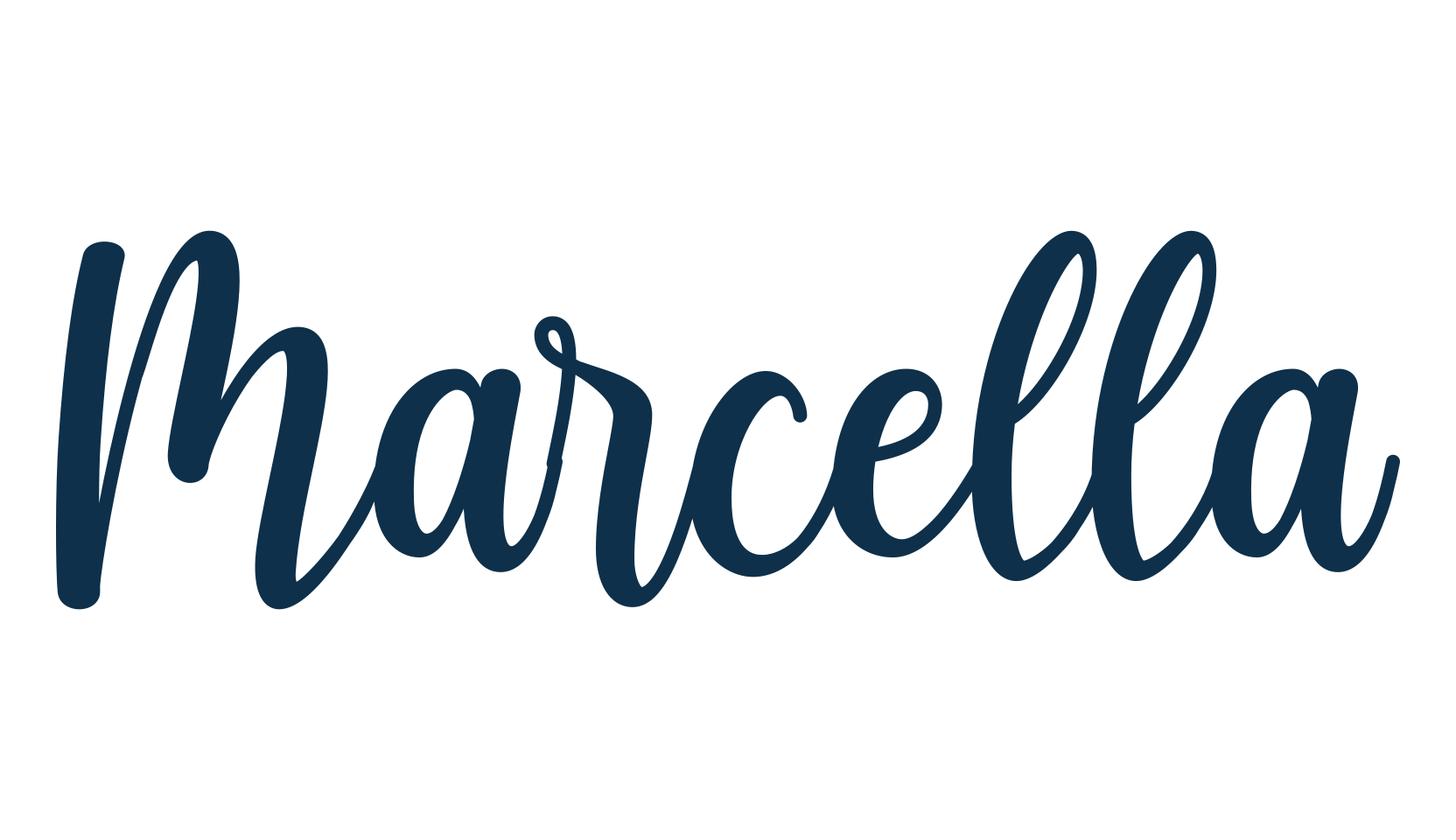 Marcella, fancy various decorative script calligraphy font preview