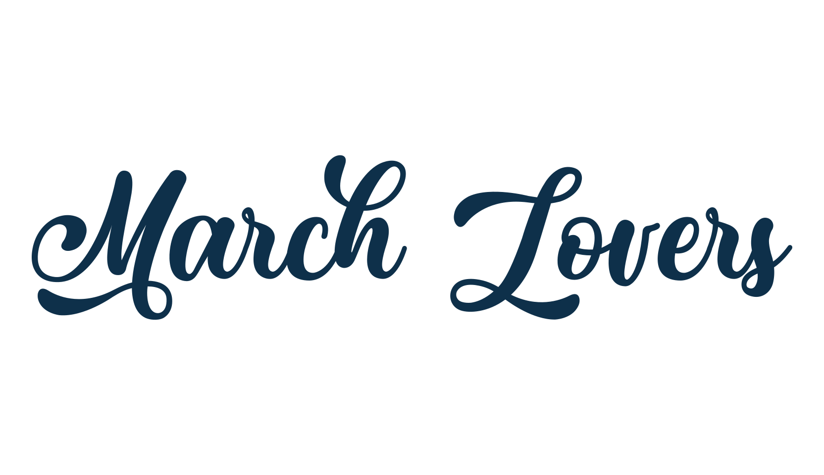March Lovers, various font preview