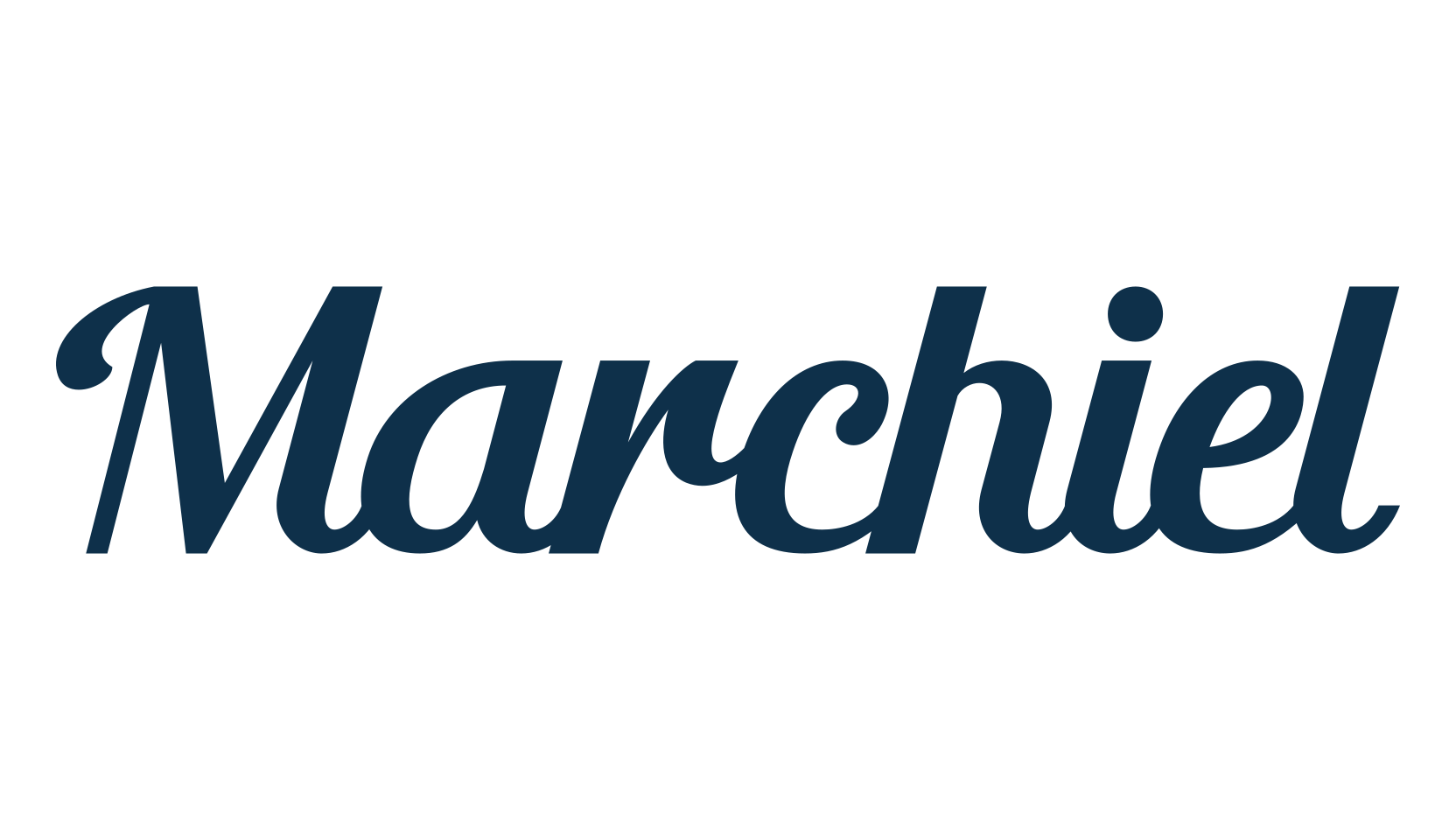 Marchiel, fancy decorative font preview