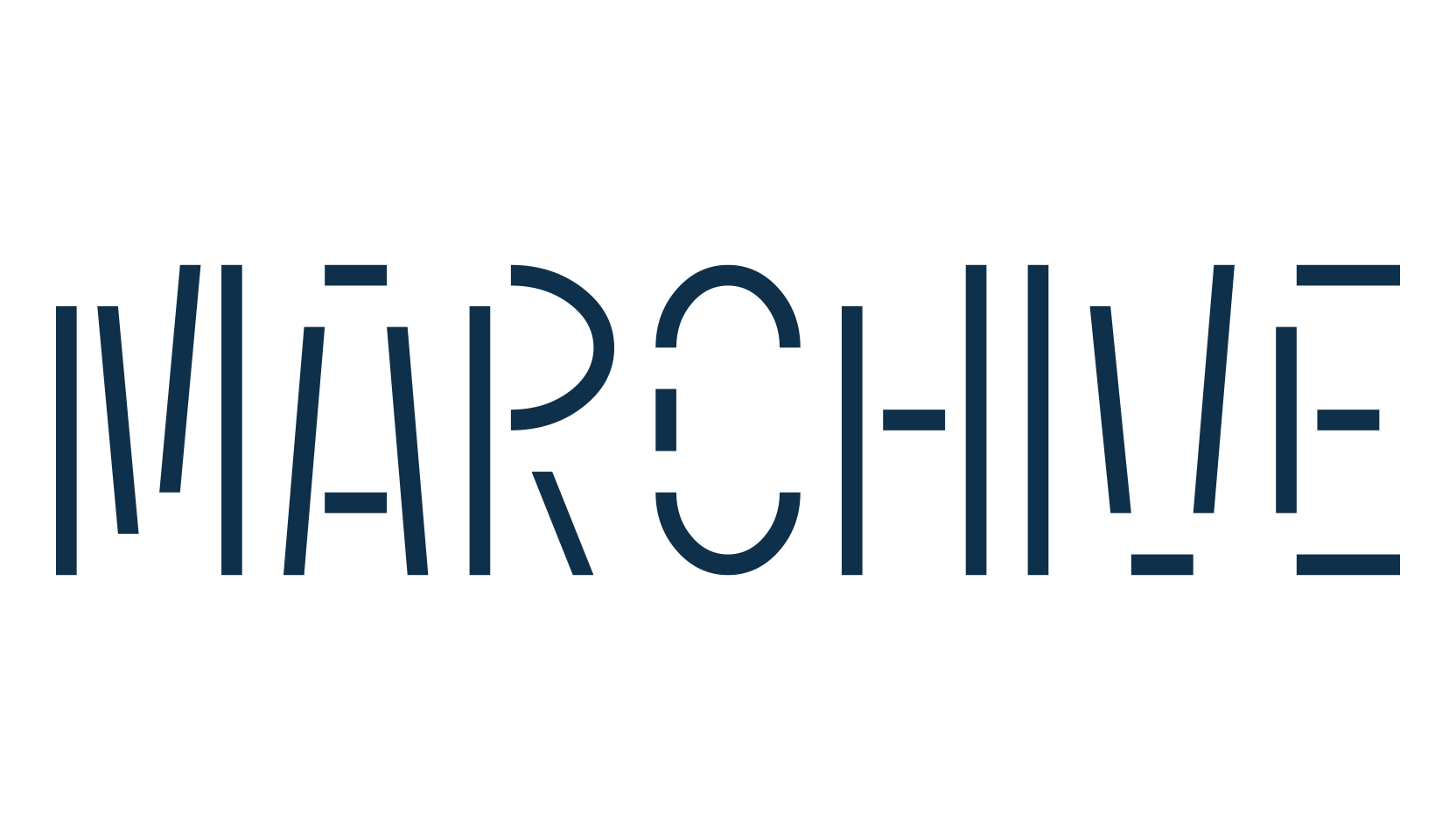 Marchive, fancy various techno sci-fi font preview