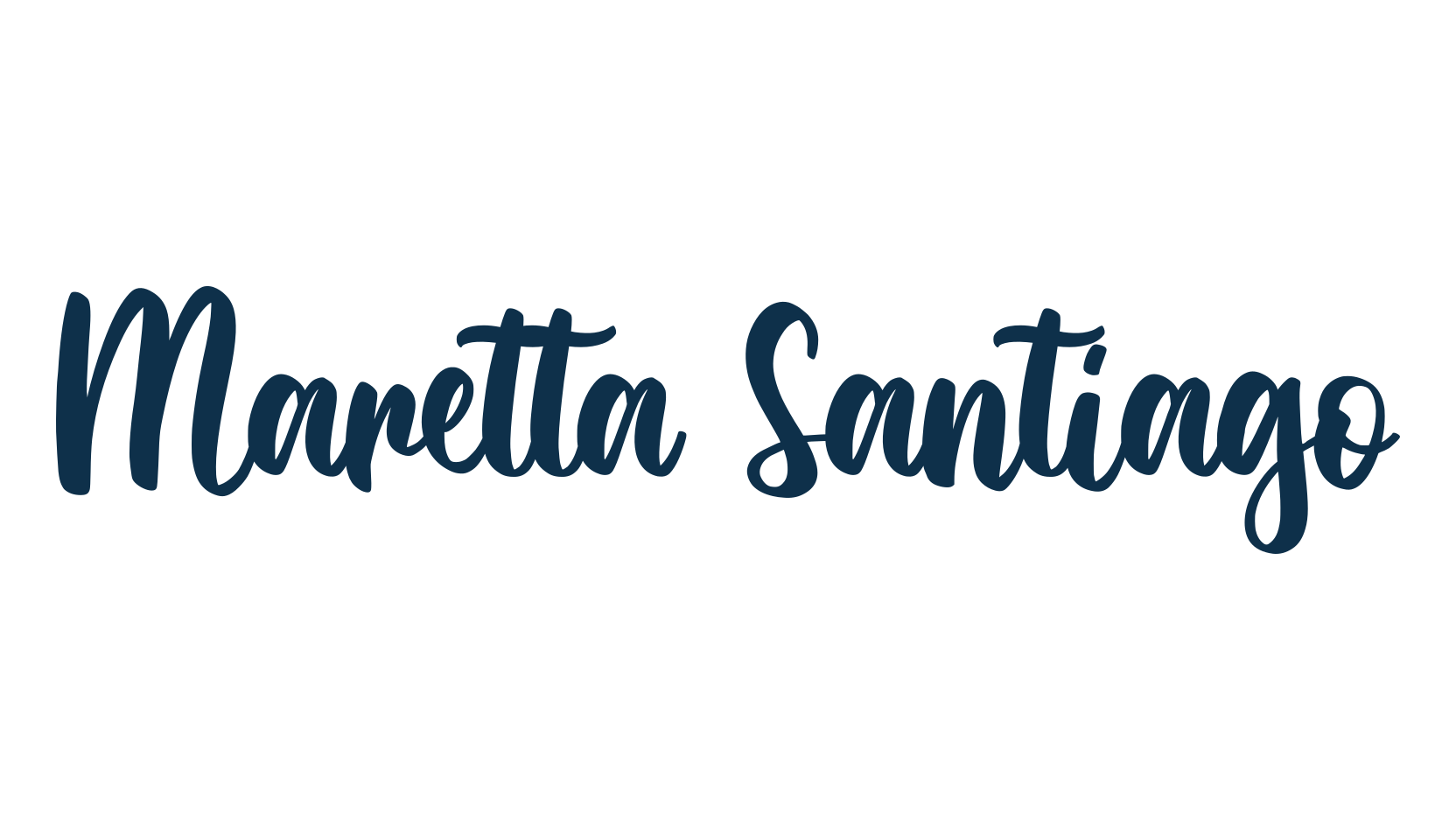 Maretta Santiago, fancy decorative font preview