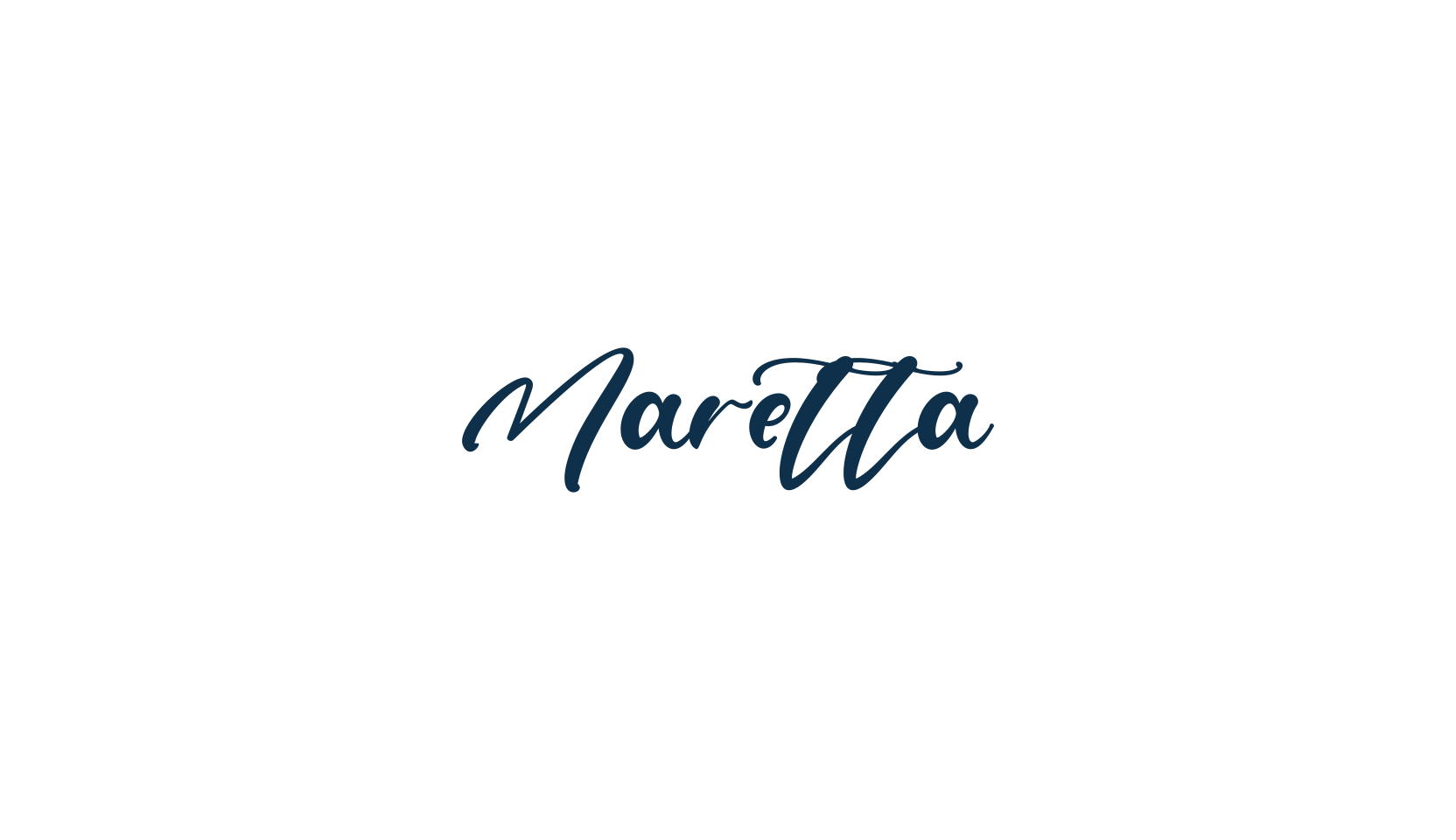 Maretta, calligraphy font preview