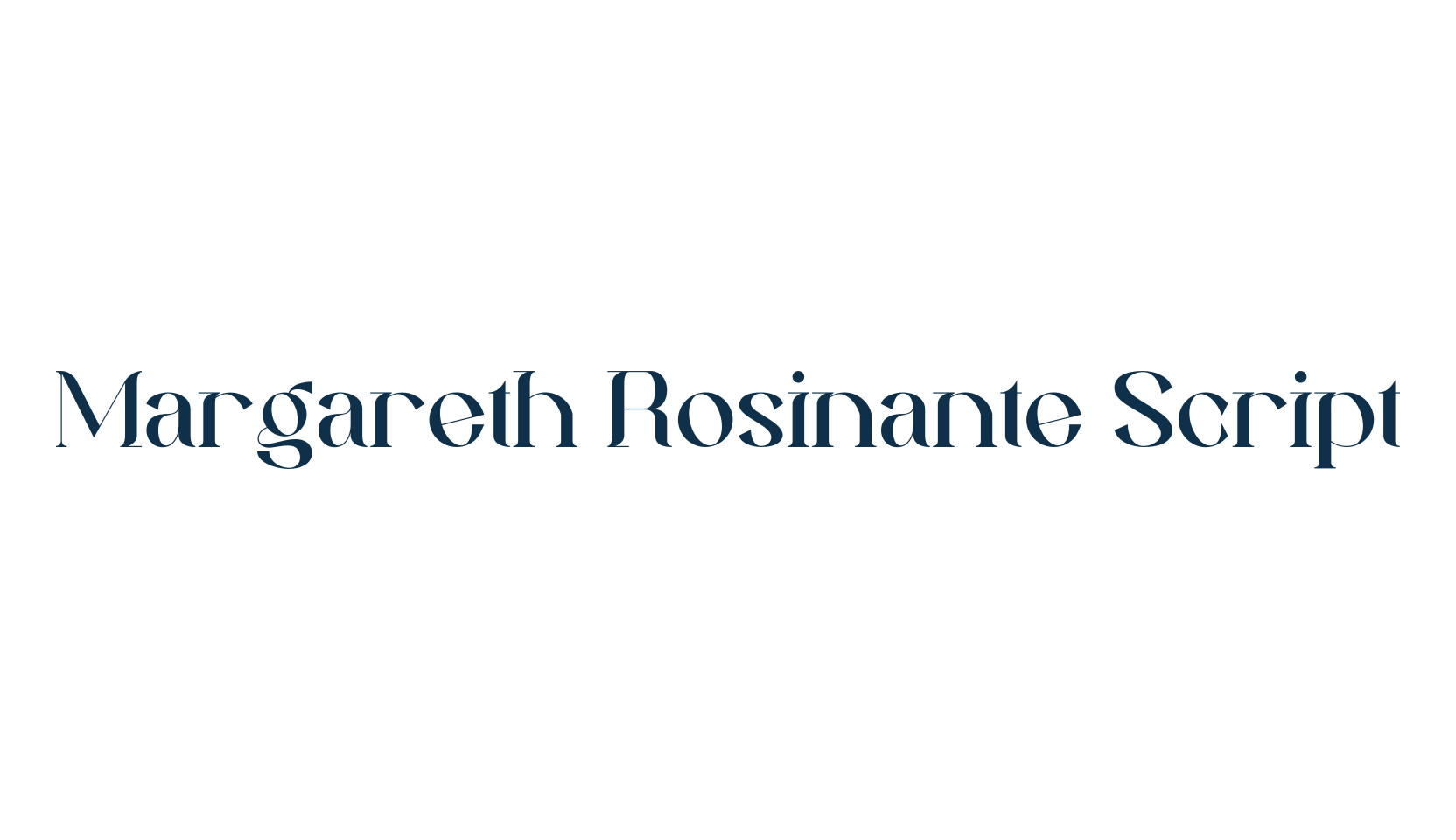 Margareth Rosinante Script, script handwritten fancy decorative calligraphy font preview