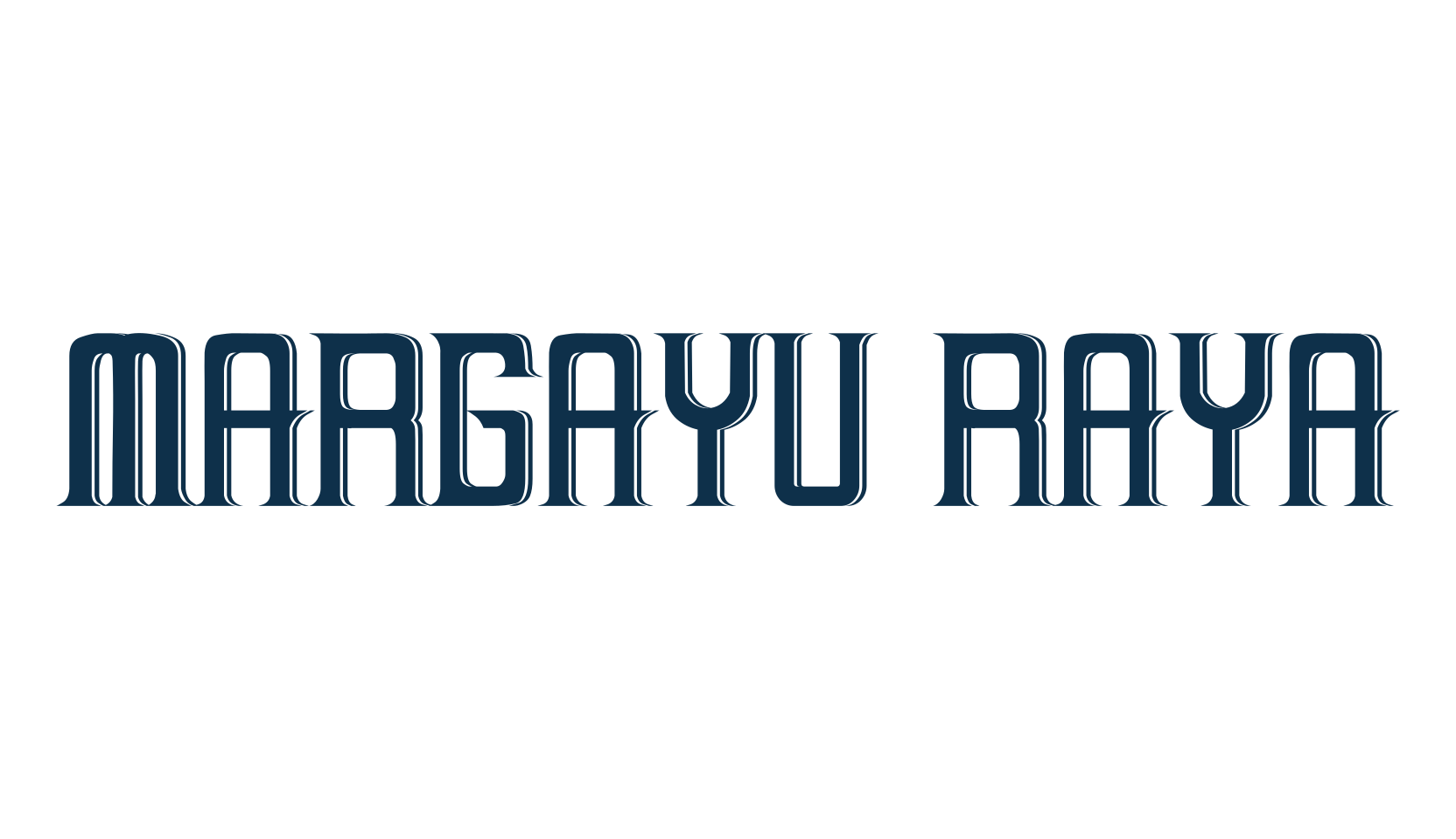 Margayu Raya, fancy various decorative font preview