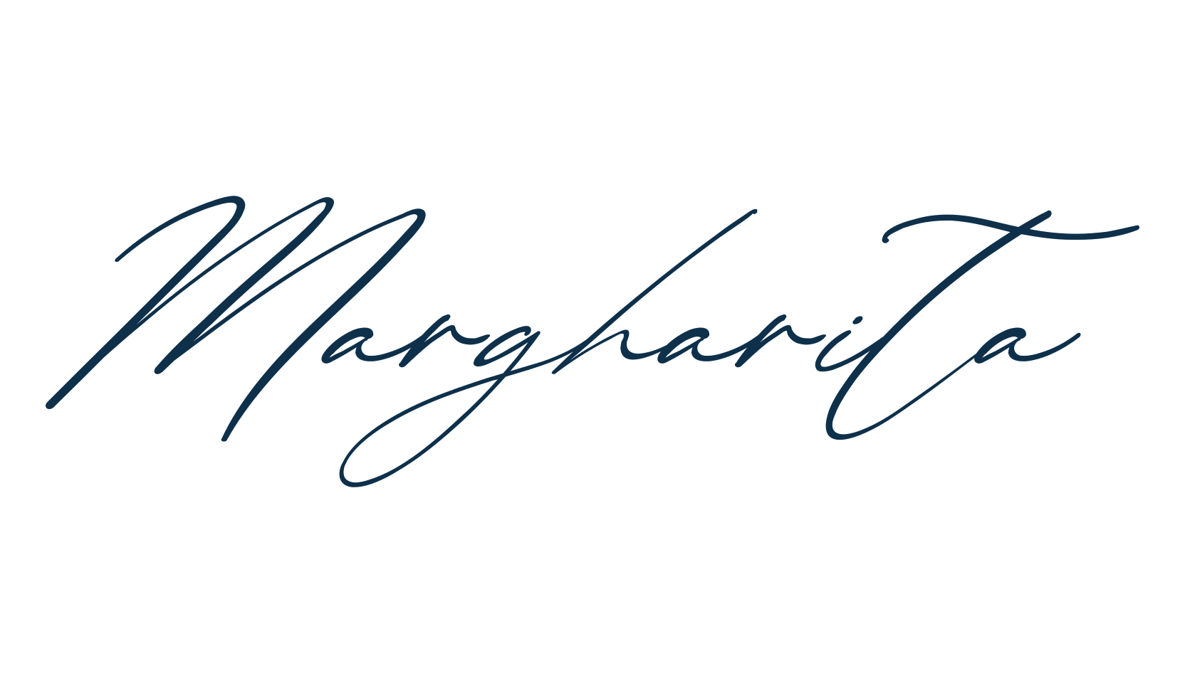 Margharita, script handwritten fancy decorative calligraphy font preview