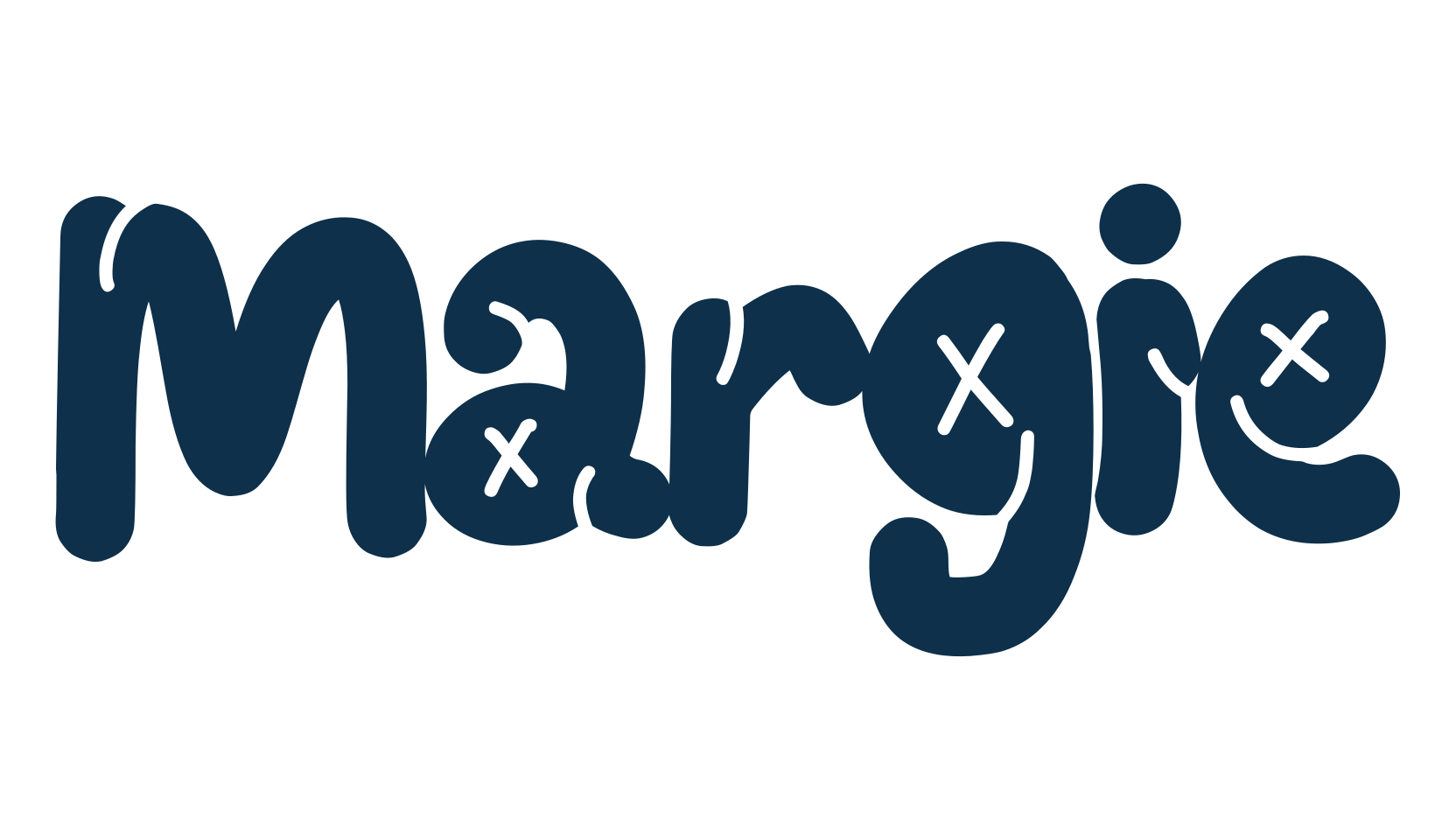 Margie, fancy cartoon decorative font preview