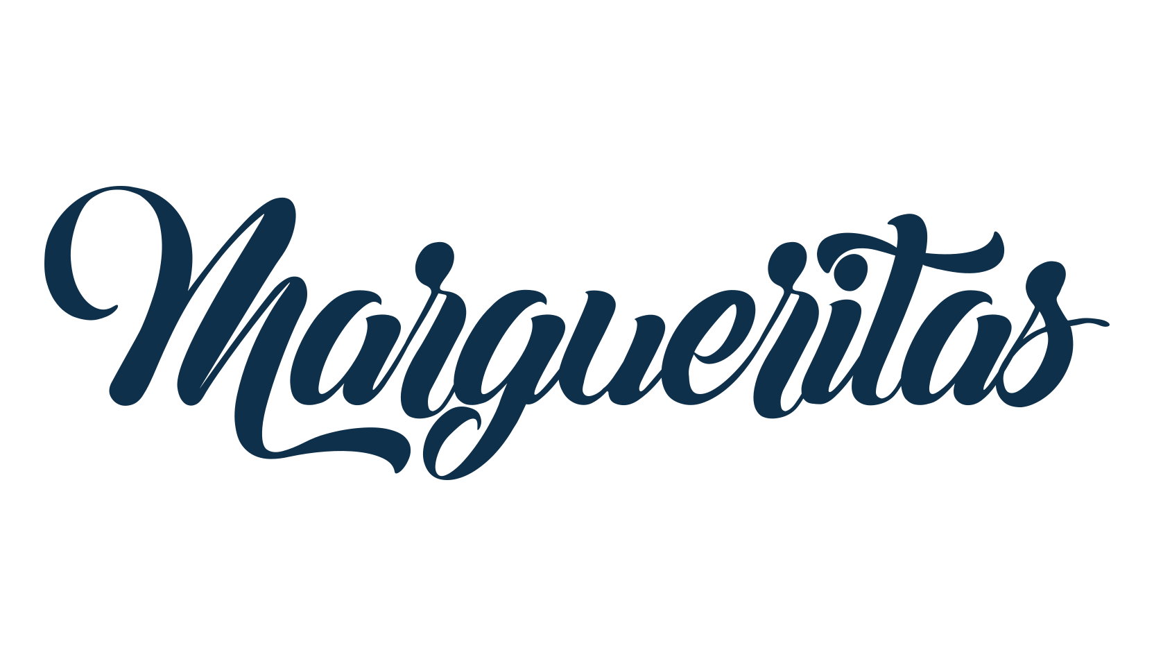 Margueritas, script calligraphy fancy decorative font preview