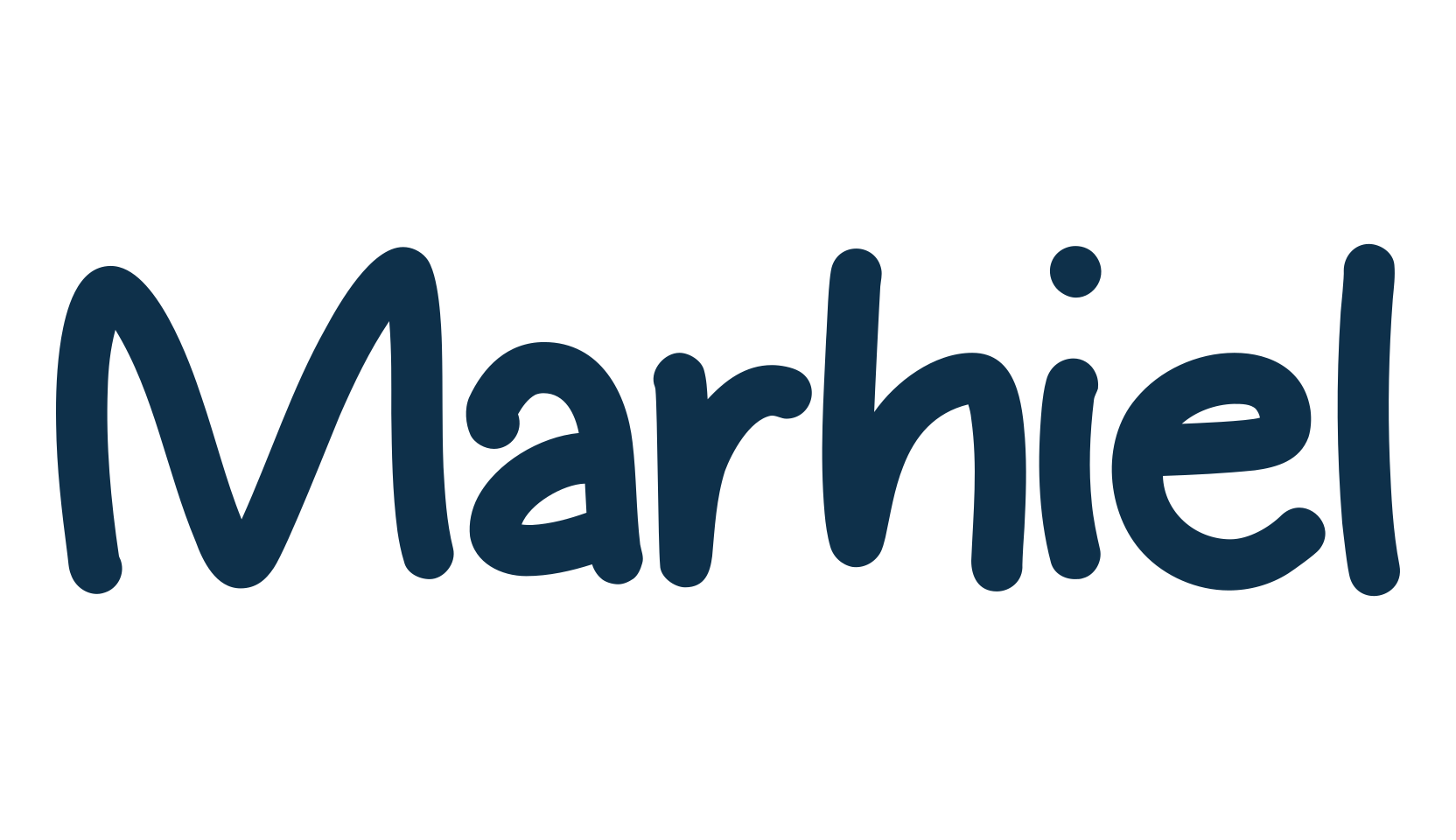 Marhiel, script handwritten fancy decorative calligraphy font preview