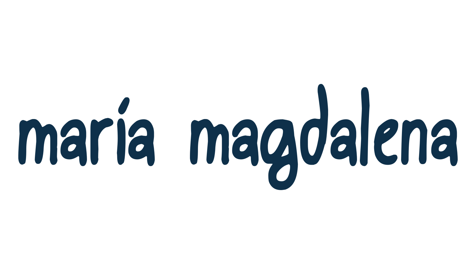María Magdalena, script handwritten fancy decorative calligraphy font preview