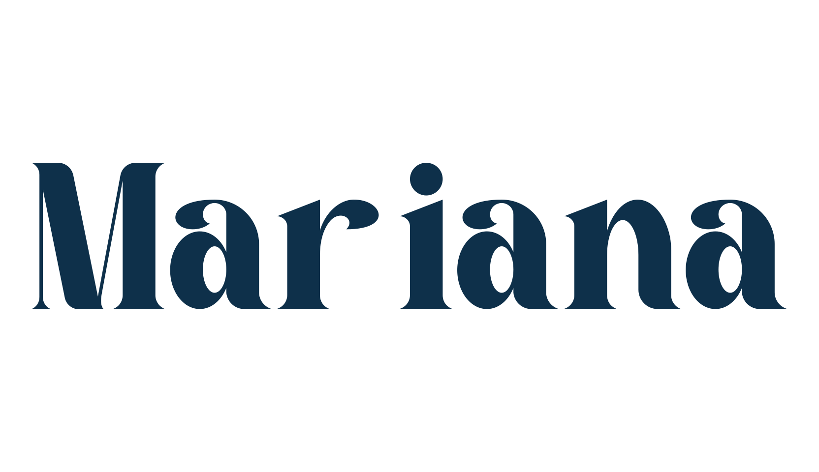 Mariana, retro font preview