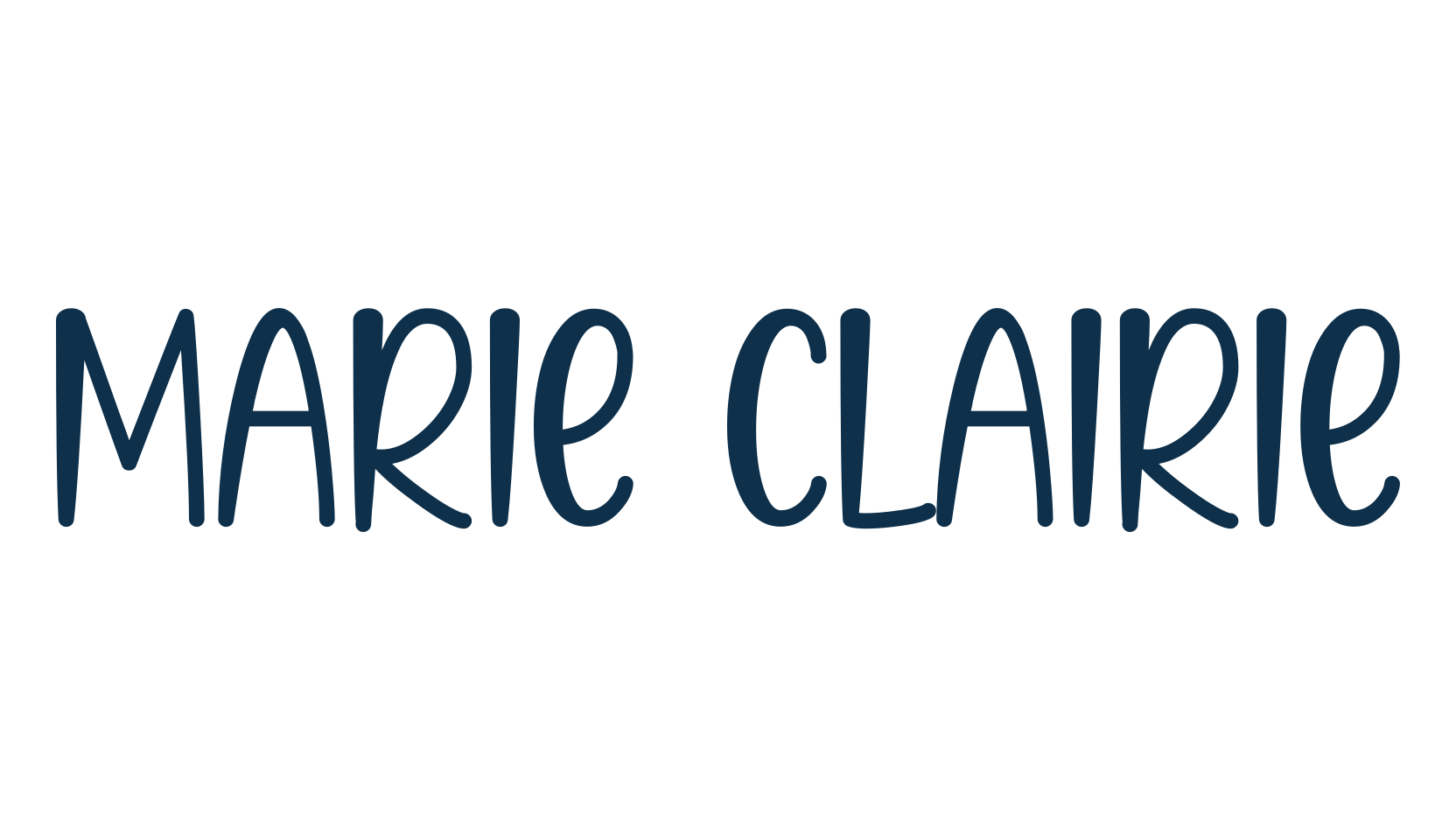 Marie Clairie, handwriting font preview