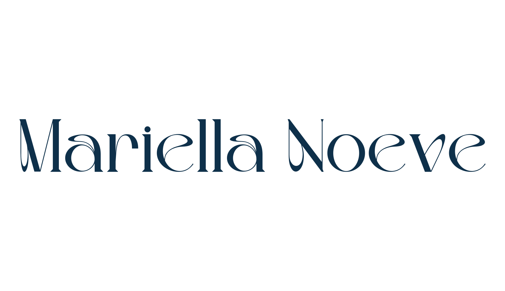 Mariella Noeve, various font preview