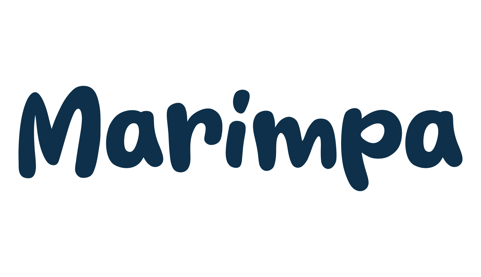 Marimpa, fancy cartoon decorative font preview