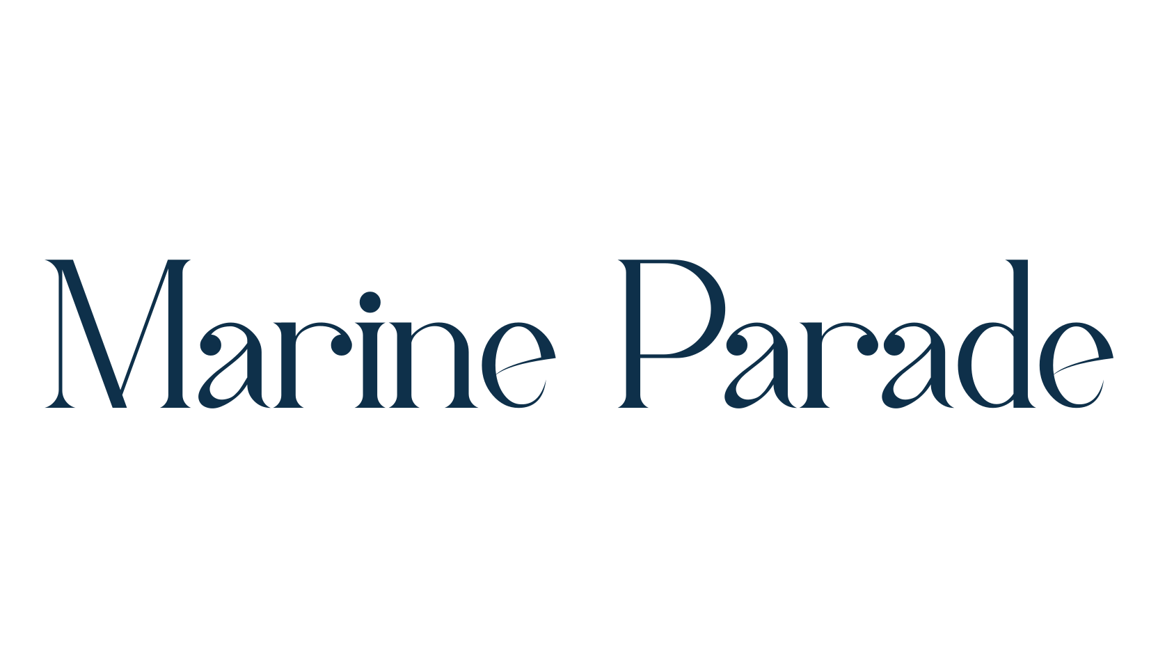 Marine Parade, basic serif font preview