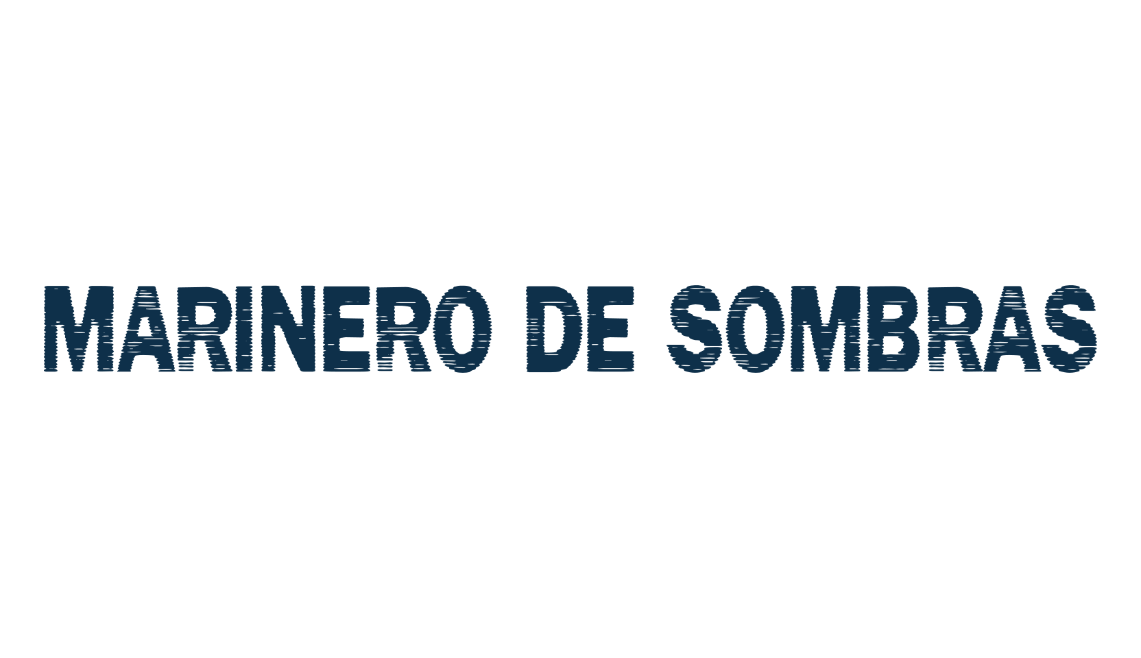 Marinero de Sombras, fancy eroded decorative font preview