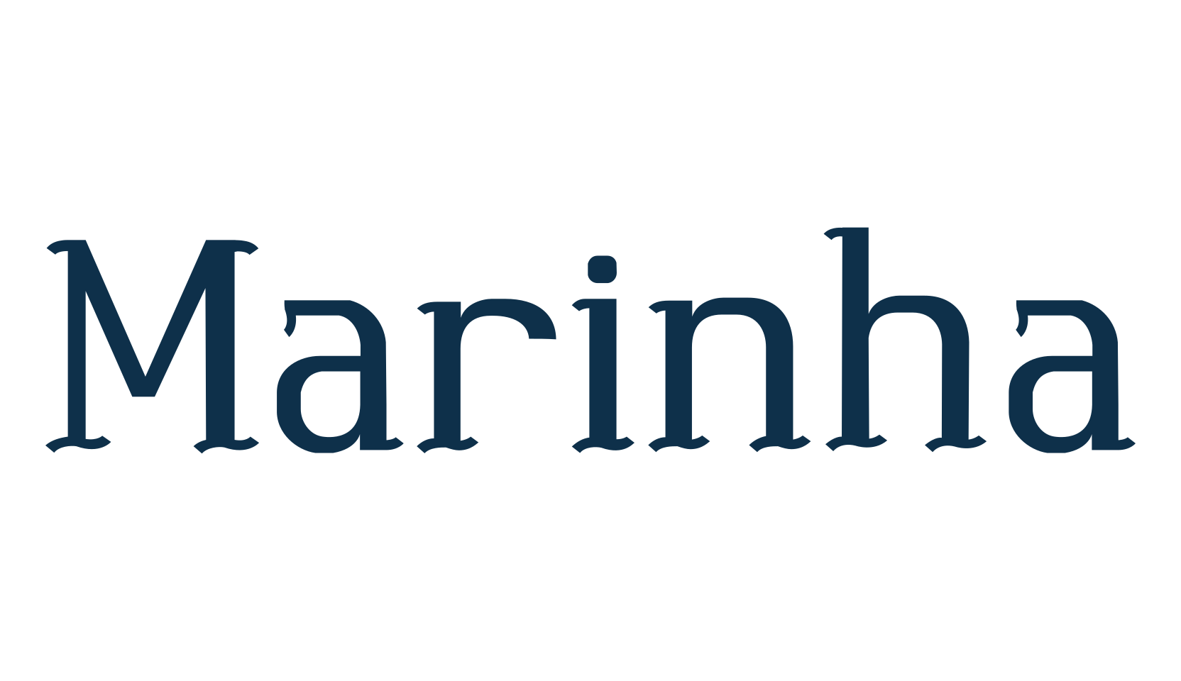 Marinha, serif font preview