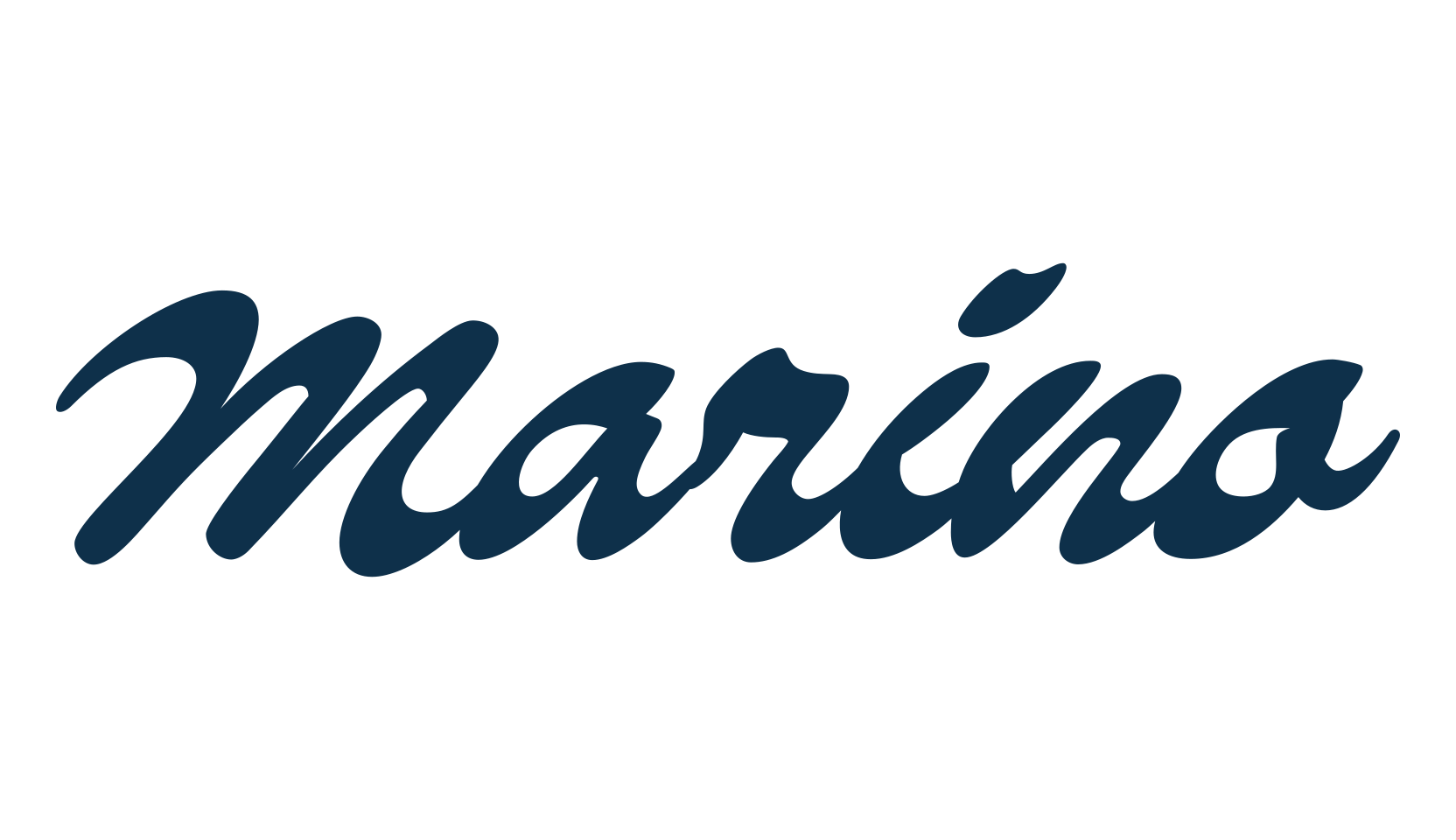 Marino, script brush fancy decorative calligraphy font preview