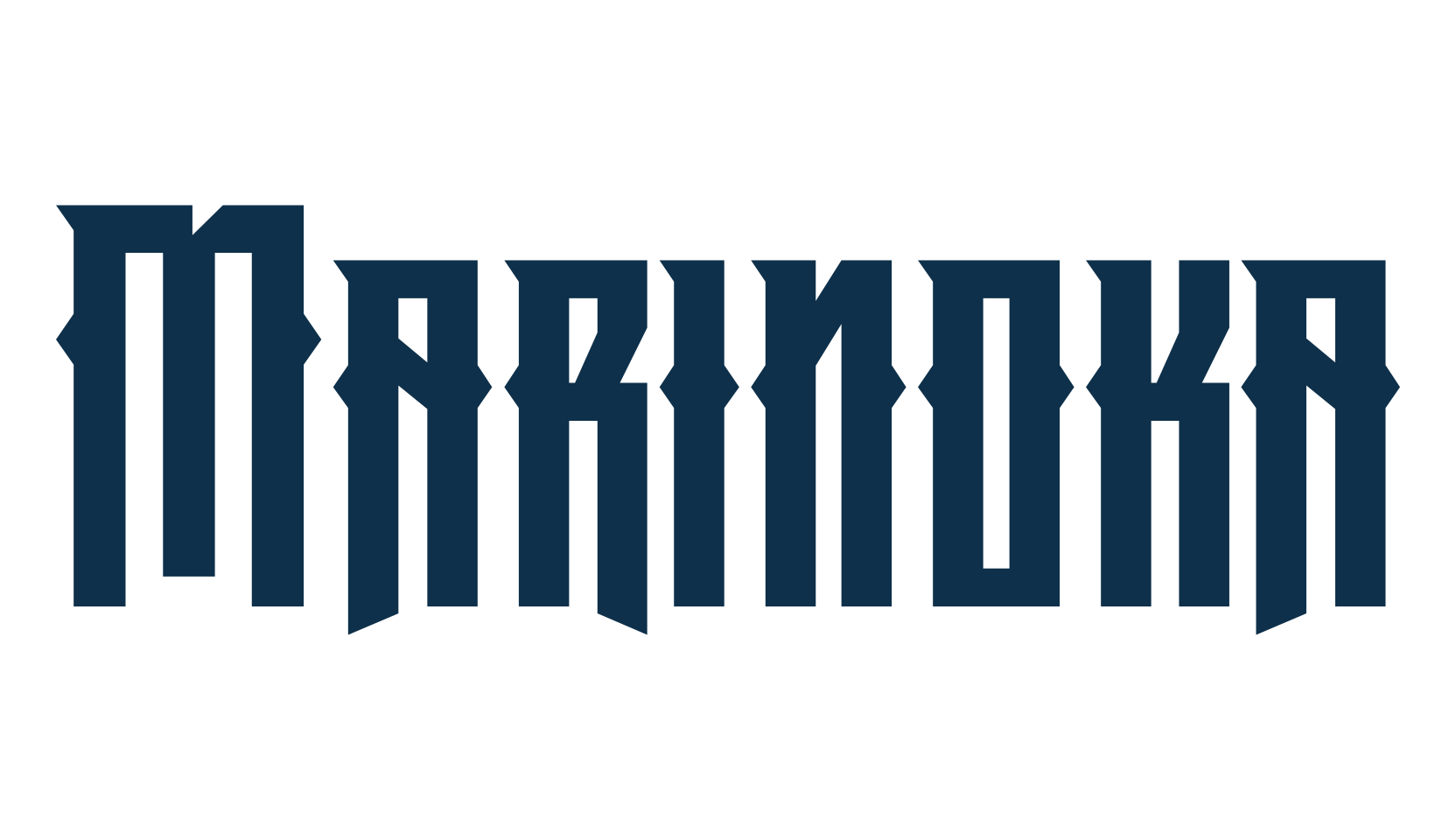 Marinoka, gothic modern font preview