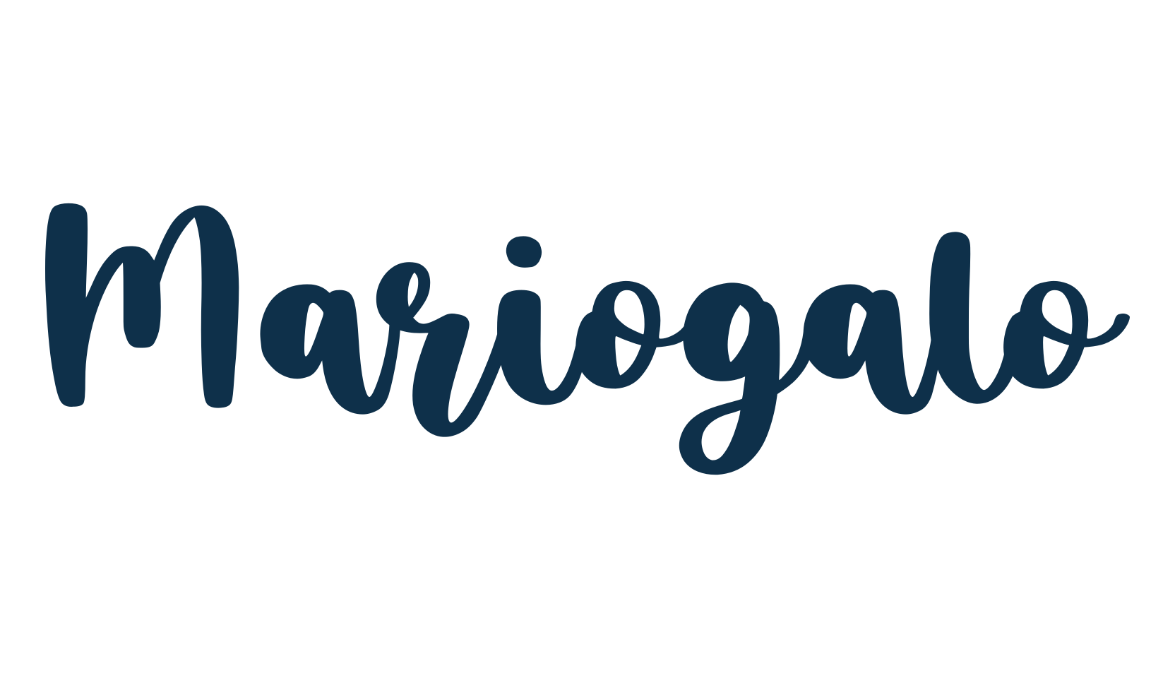 Mariogalo, fancy various decorative script calligraphy font preview
