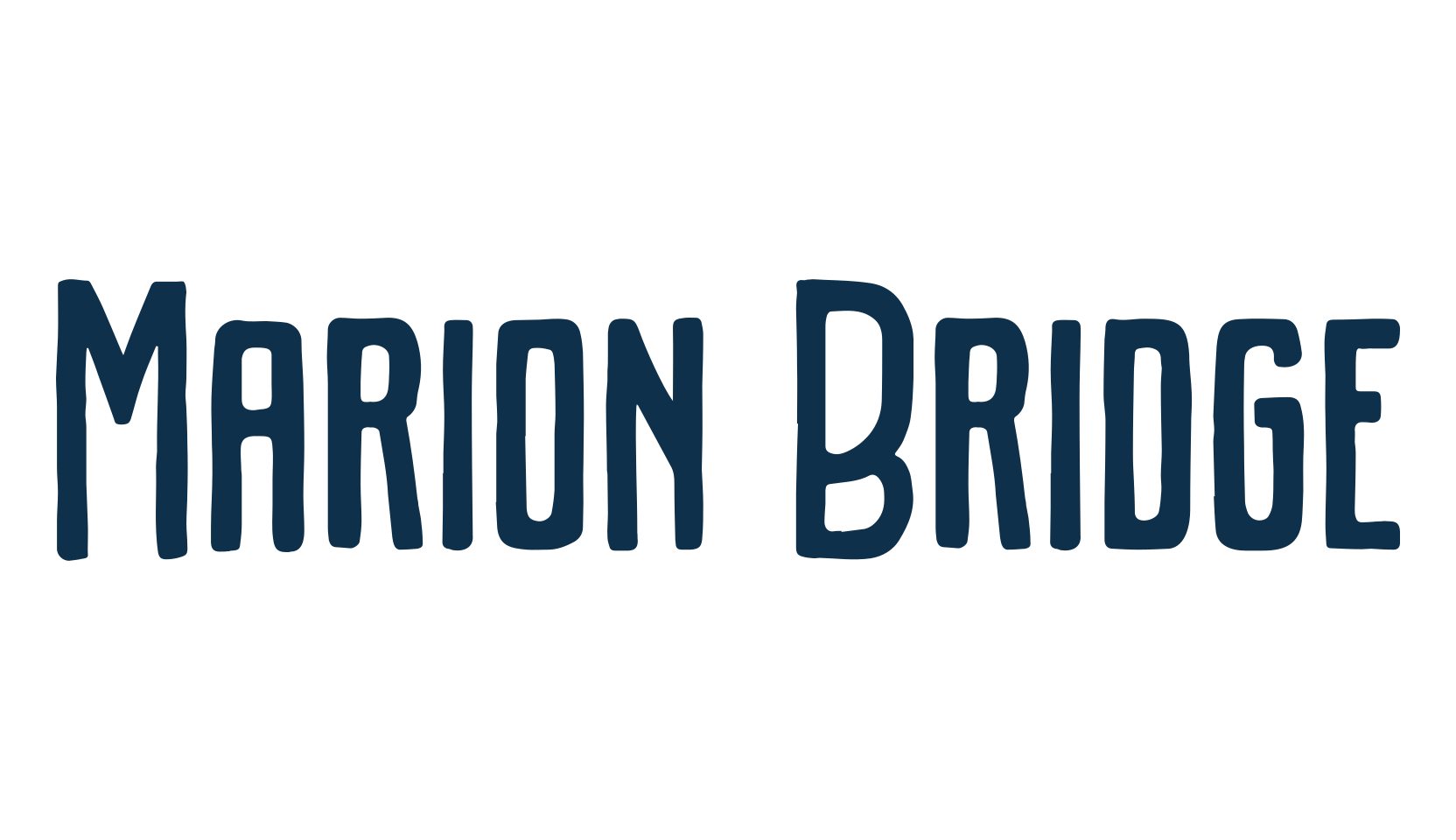 Marion Bridge, fancy retro decorative font preview