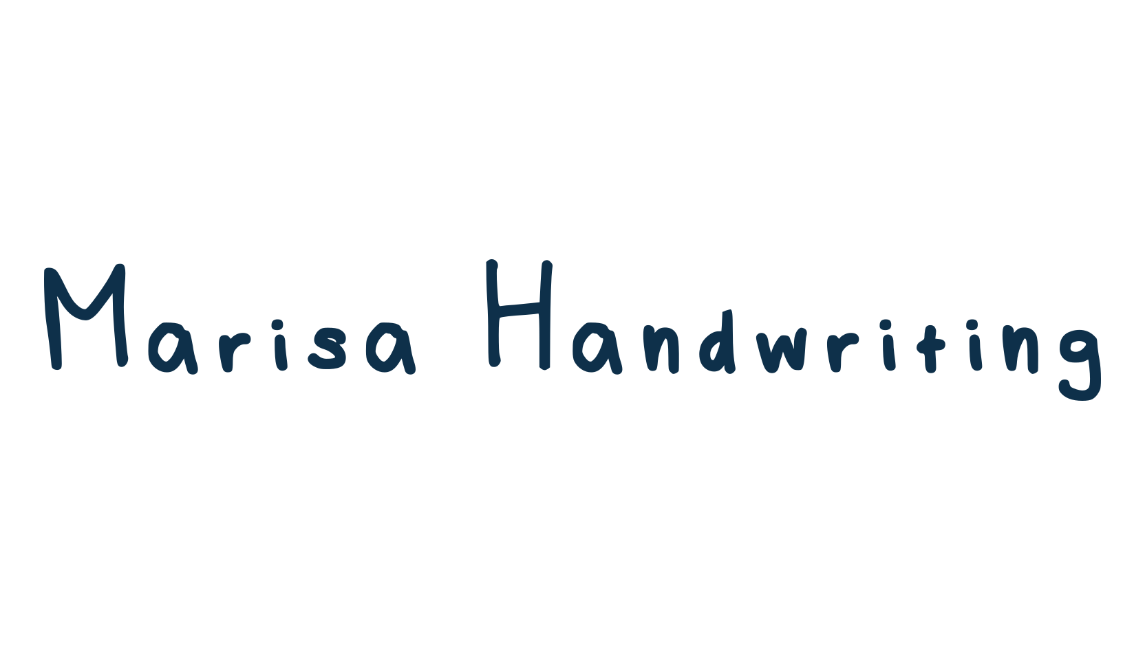 Marisa Handwriting, script handwritten fancy decorative calligraphy font preview