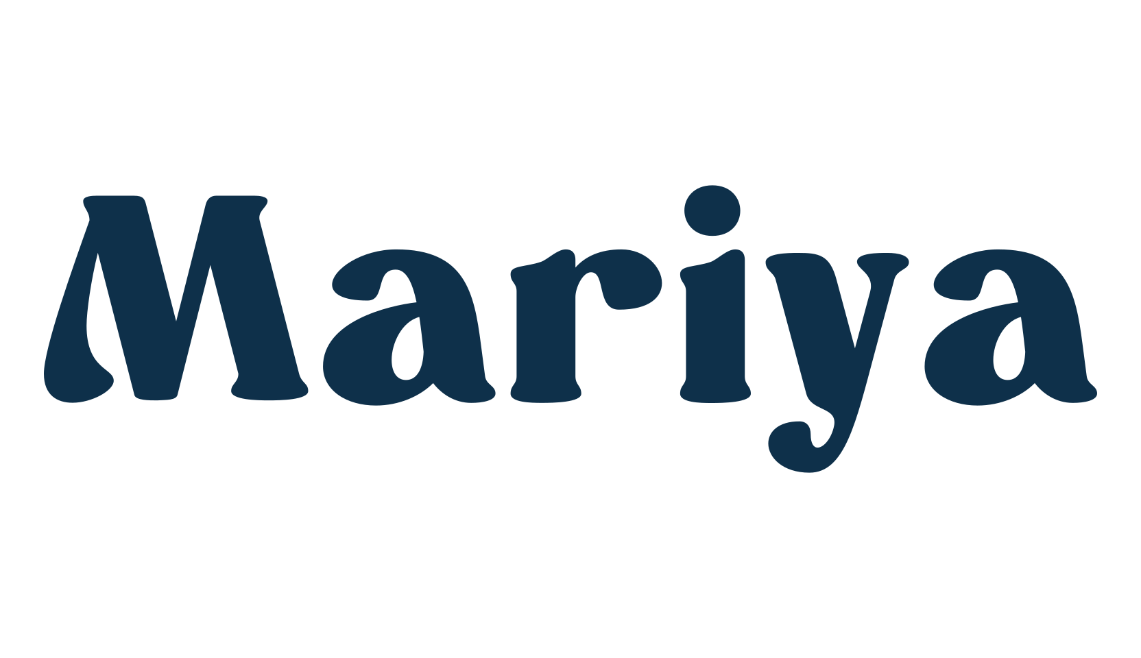 Mariya, basic serif font preview