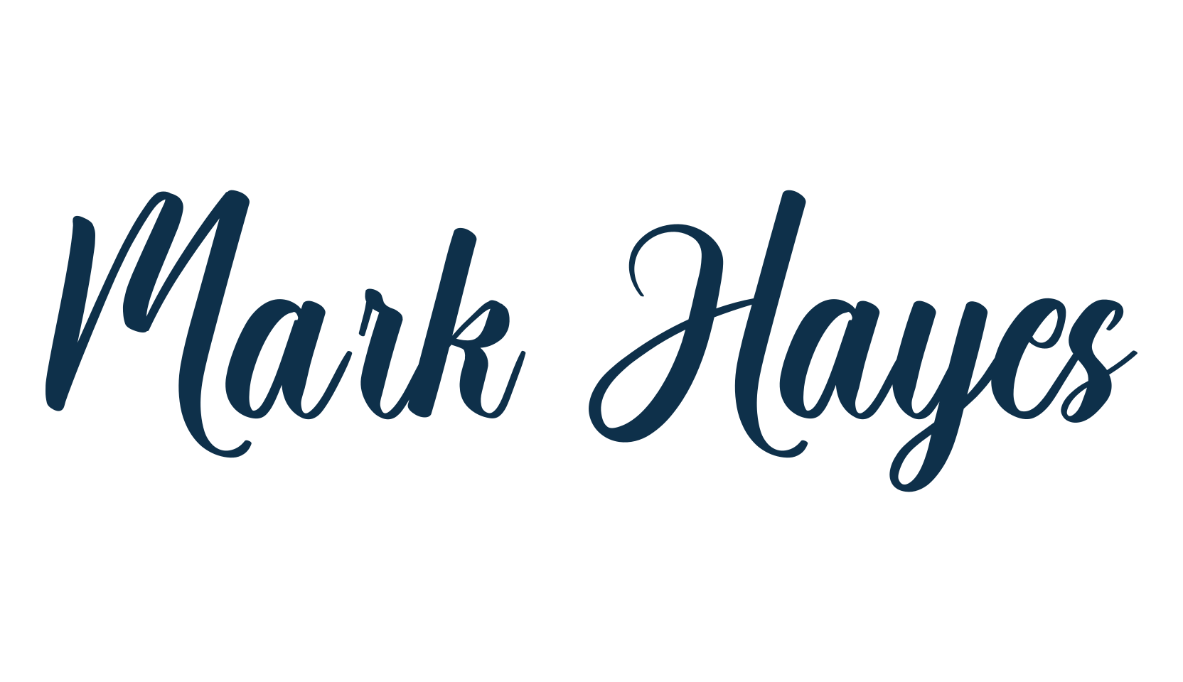 Mark Hayes, script calligraphy fancy decorative font preview