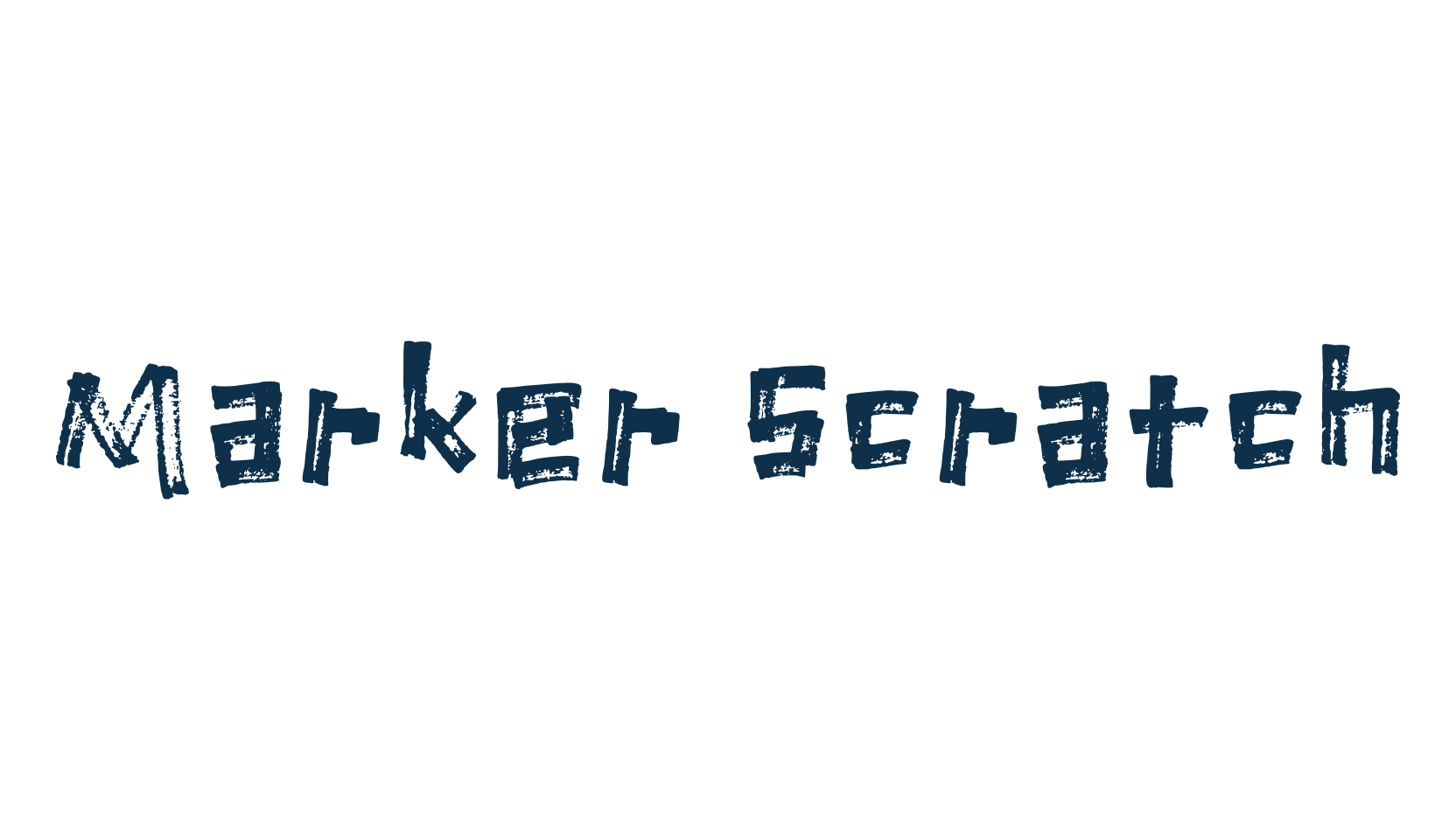 Marker Scratch, fancy eroded decorative font preview