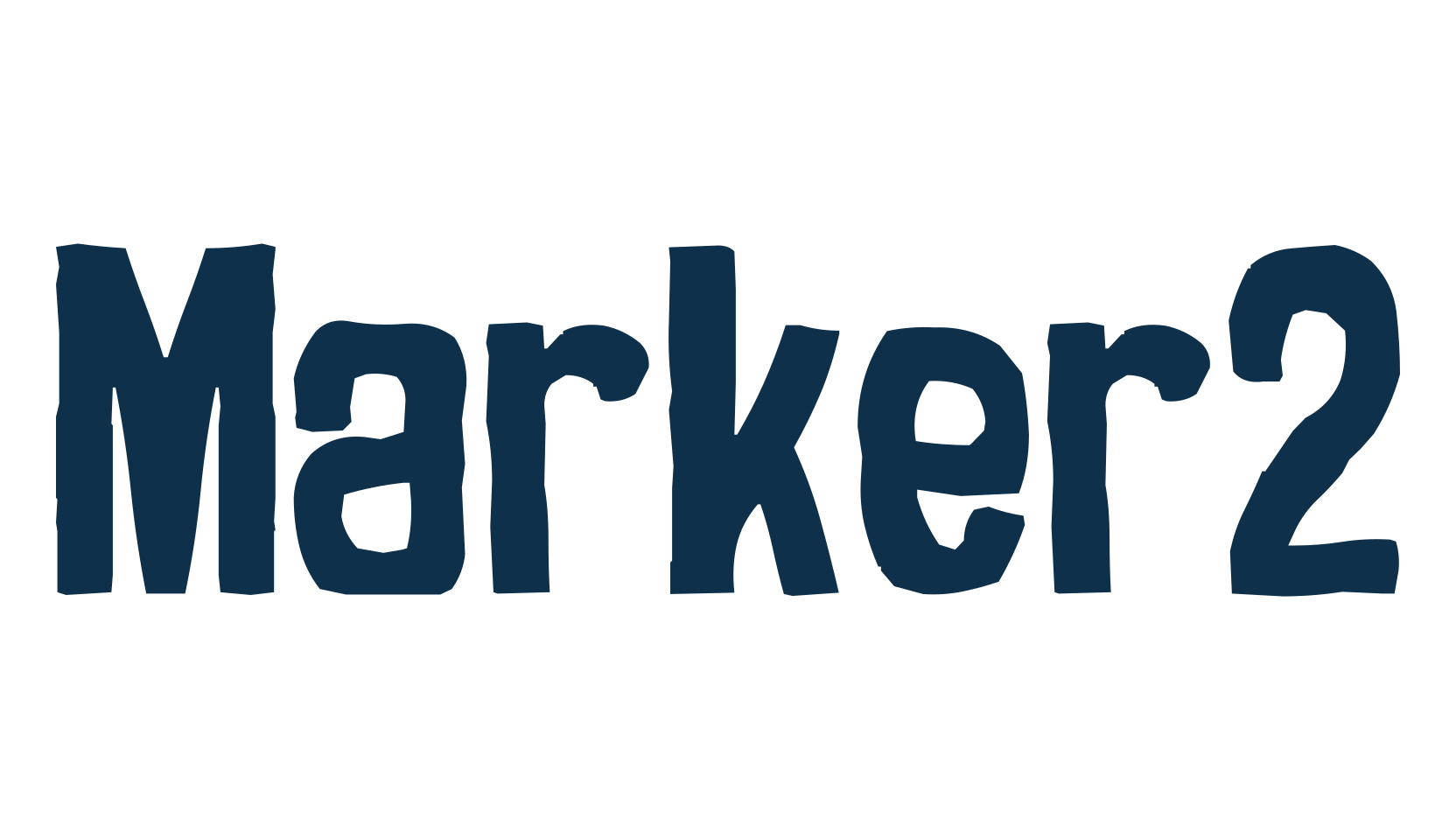 Marker2, fancy various decorative font preview