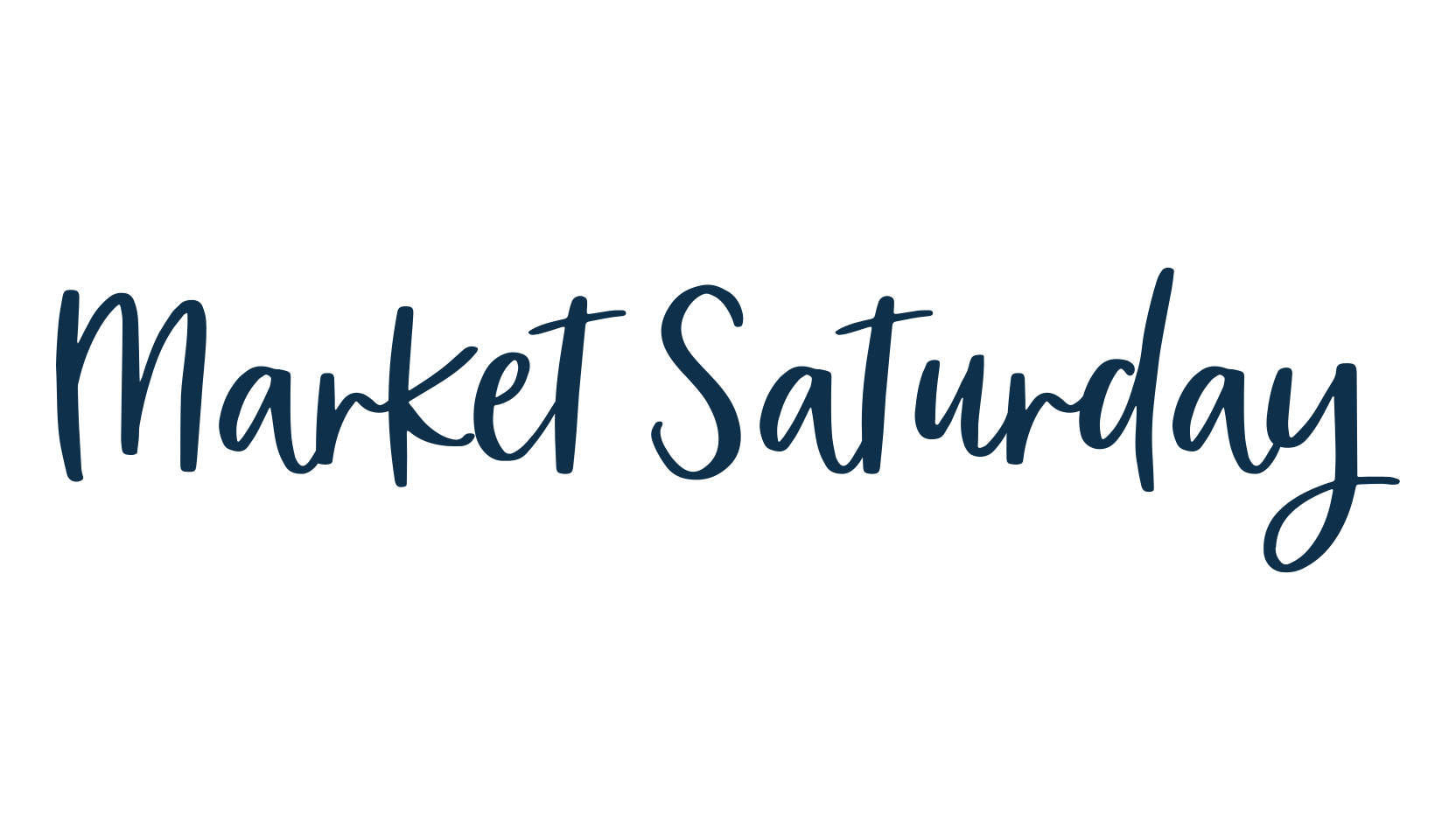 Market Saturday, script handwritten fancy decorative calligraphy font preview