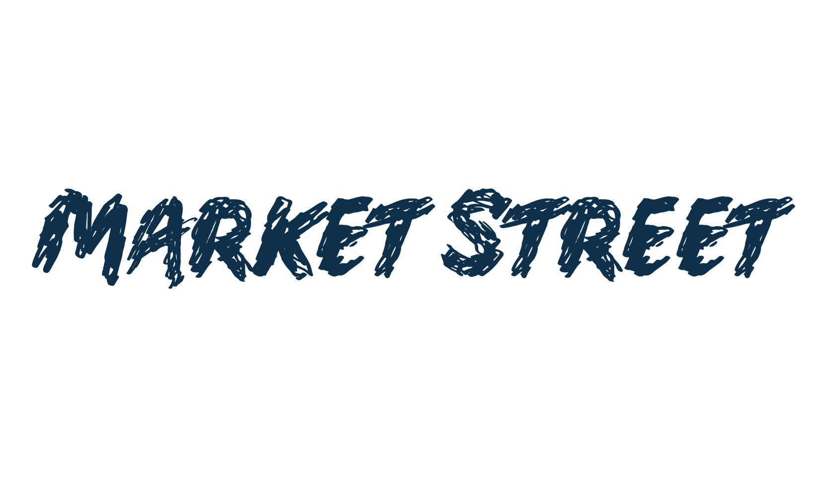 Market Street, script trash fancy decorative calligraphy font preview