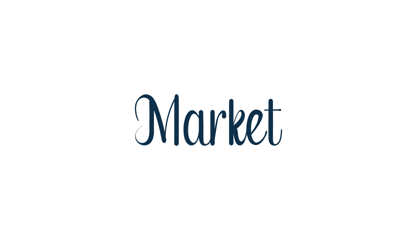 Market (market), fancy various decorative script calligraphy font preview
