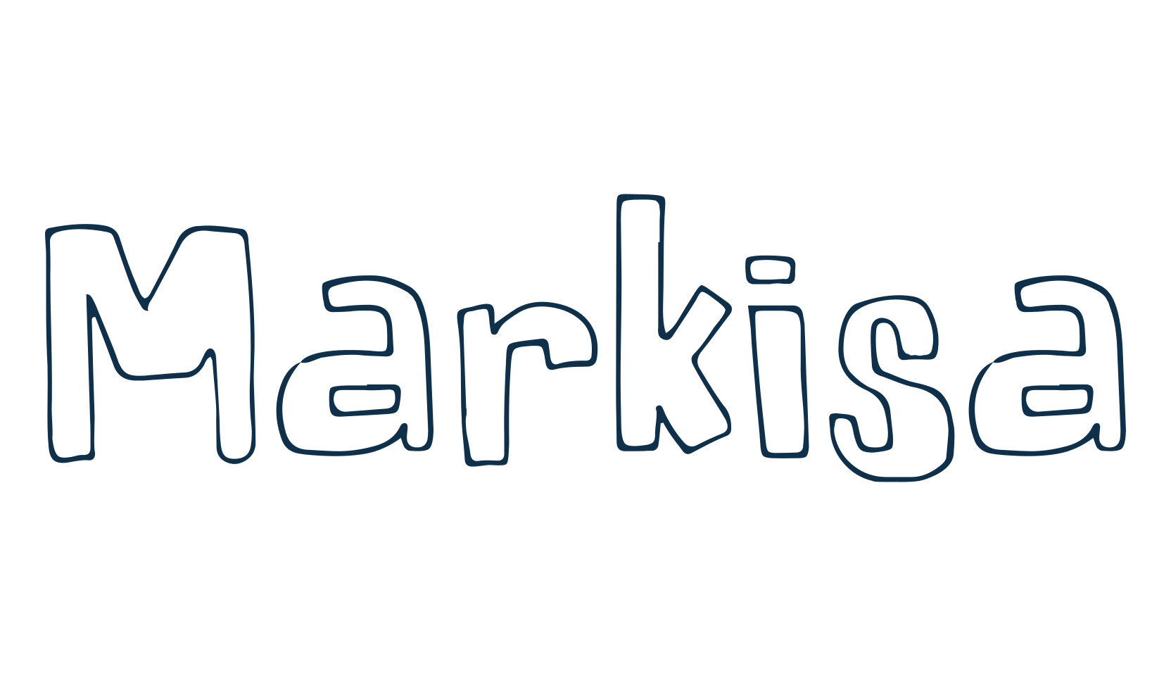 Markisa, fancy cartoon decorative font preview