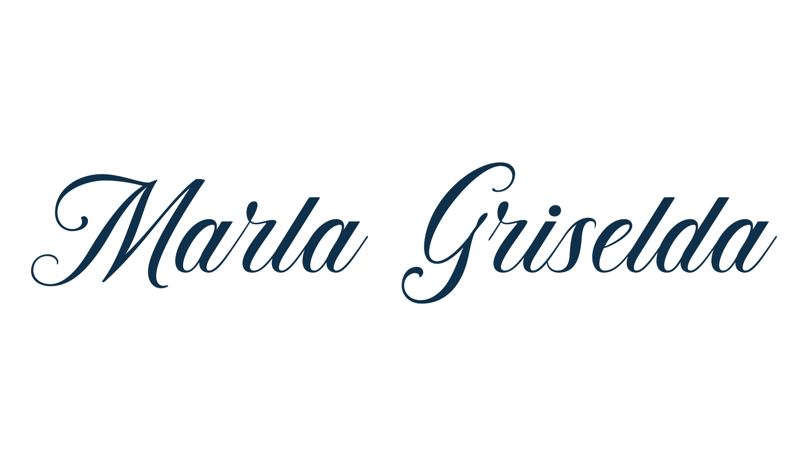 Marla Griselda, script calligraphy fancy decorative font preview
