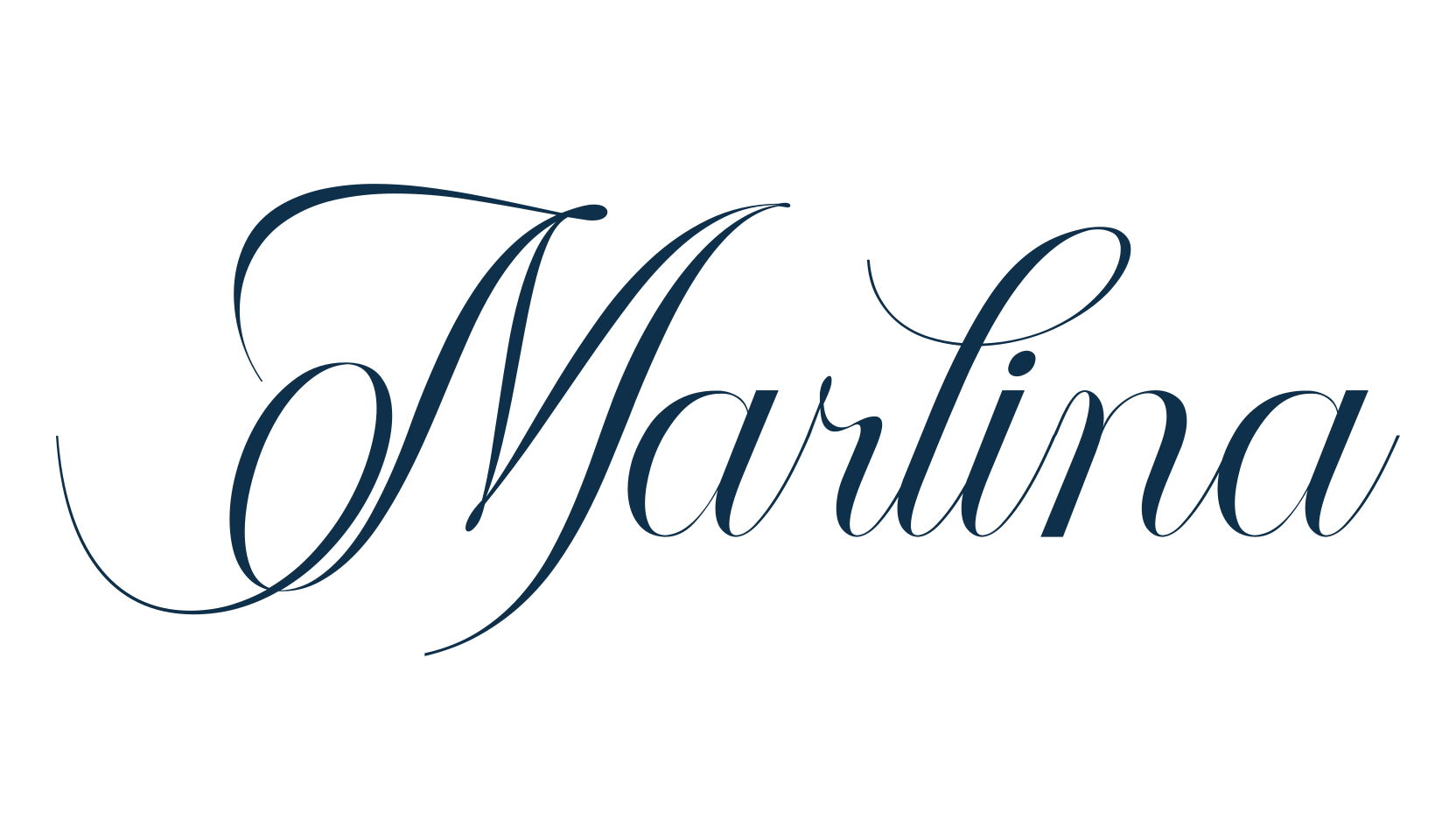 Marlina (marlina-3), calligraphy font preview