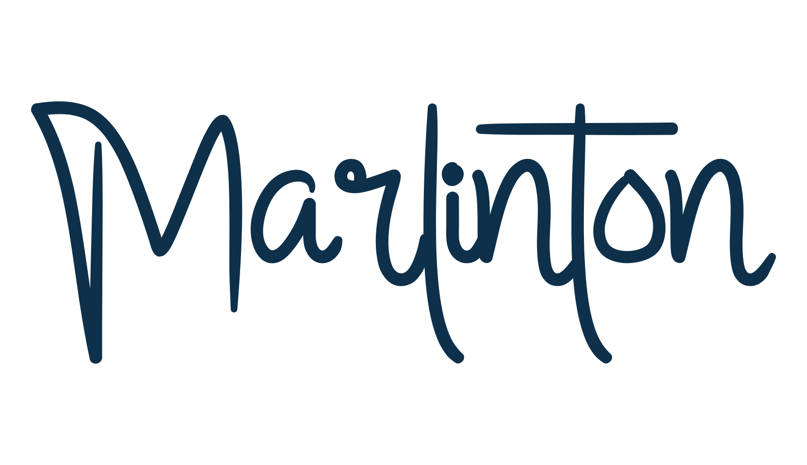 Marlinton, script handwritten fancy decorative calligraphy font preview