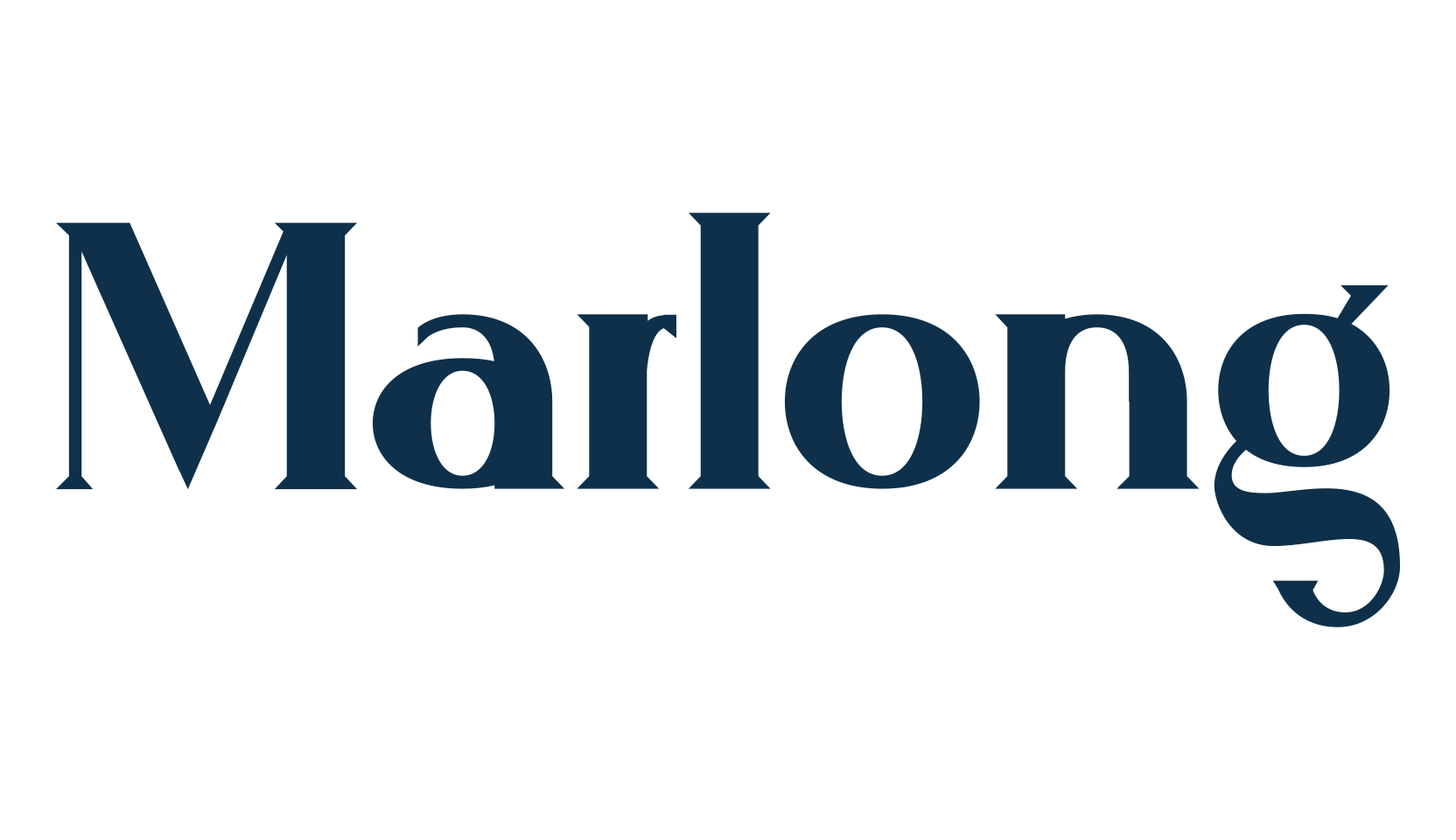 Marlong, serif font preview