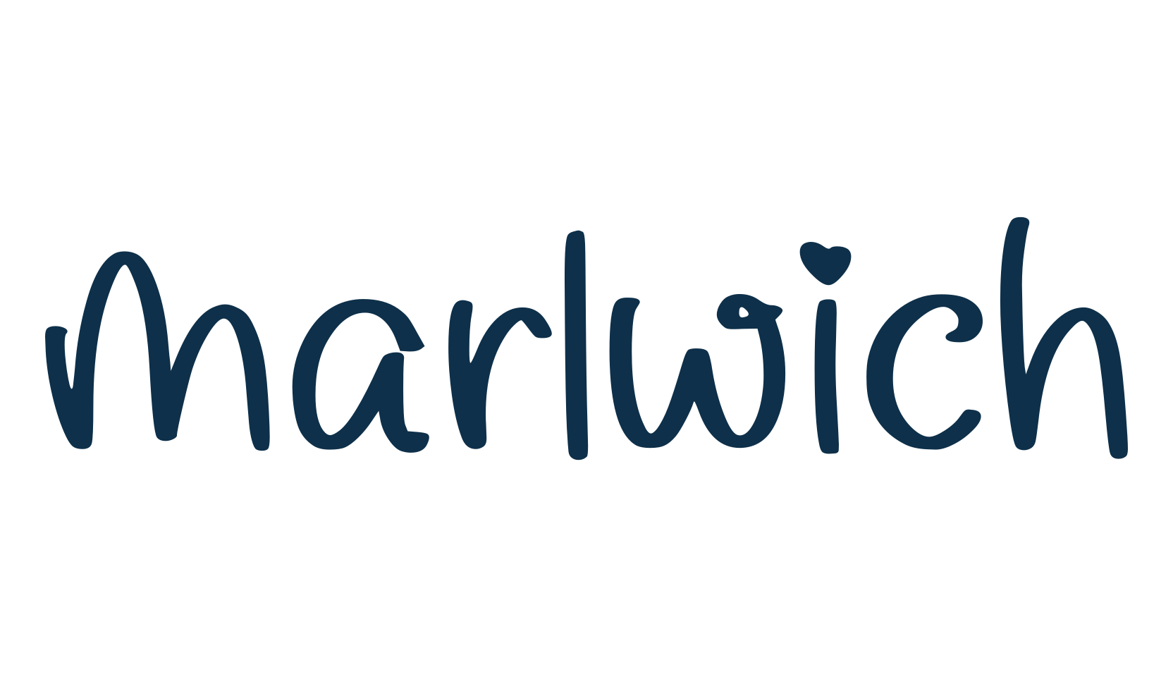 Marlwich, handwriting font preview