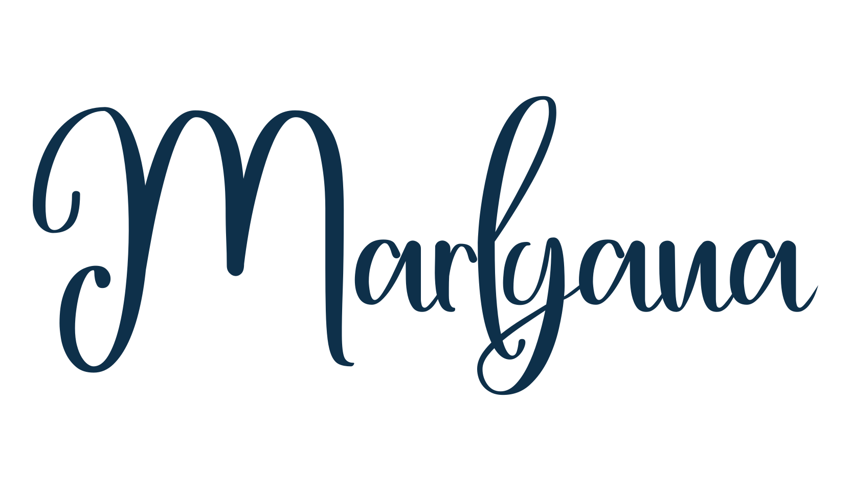 Marlyana (marlyana), fancy various decorative script calligraphy font preview
